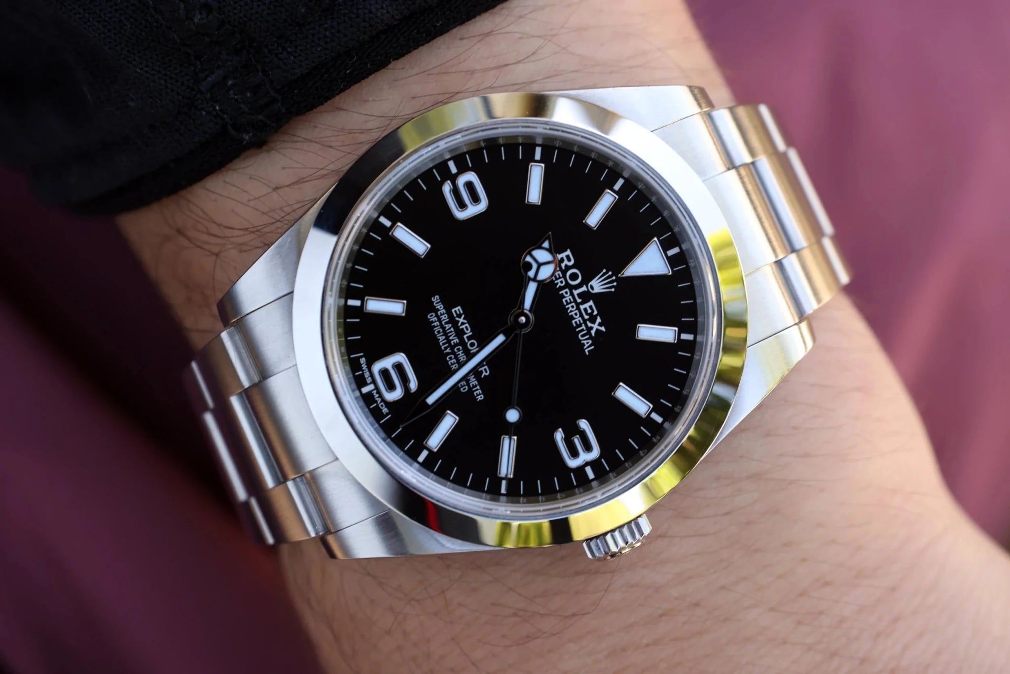 2017 Rolex Explorer I Ref. 214270 | Box and Papers - Sierra Time Co