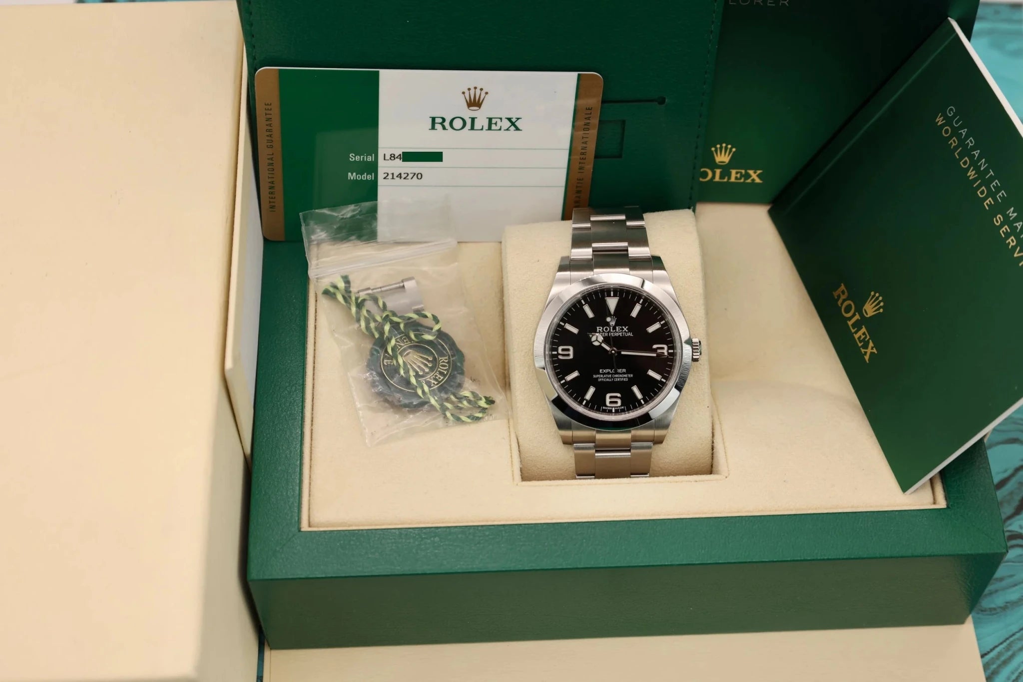 2017 Rolex Explorer I Ref. 214270 | Box and Papers - Sierra Time Co