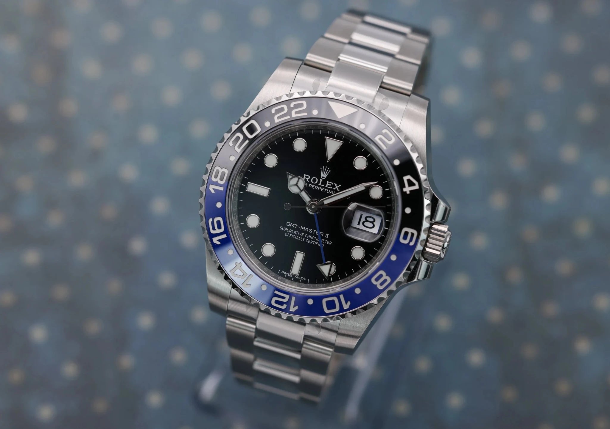 2017 Rolex GMT Master II Ref. 116710BLNR | Batman | NOS | Stickers | Box and Papers - Sierra Time Co