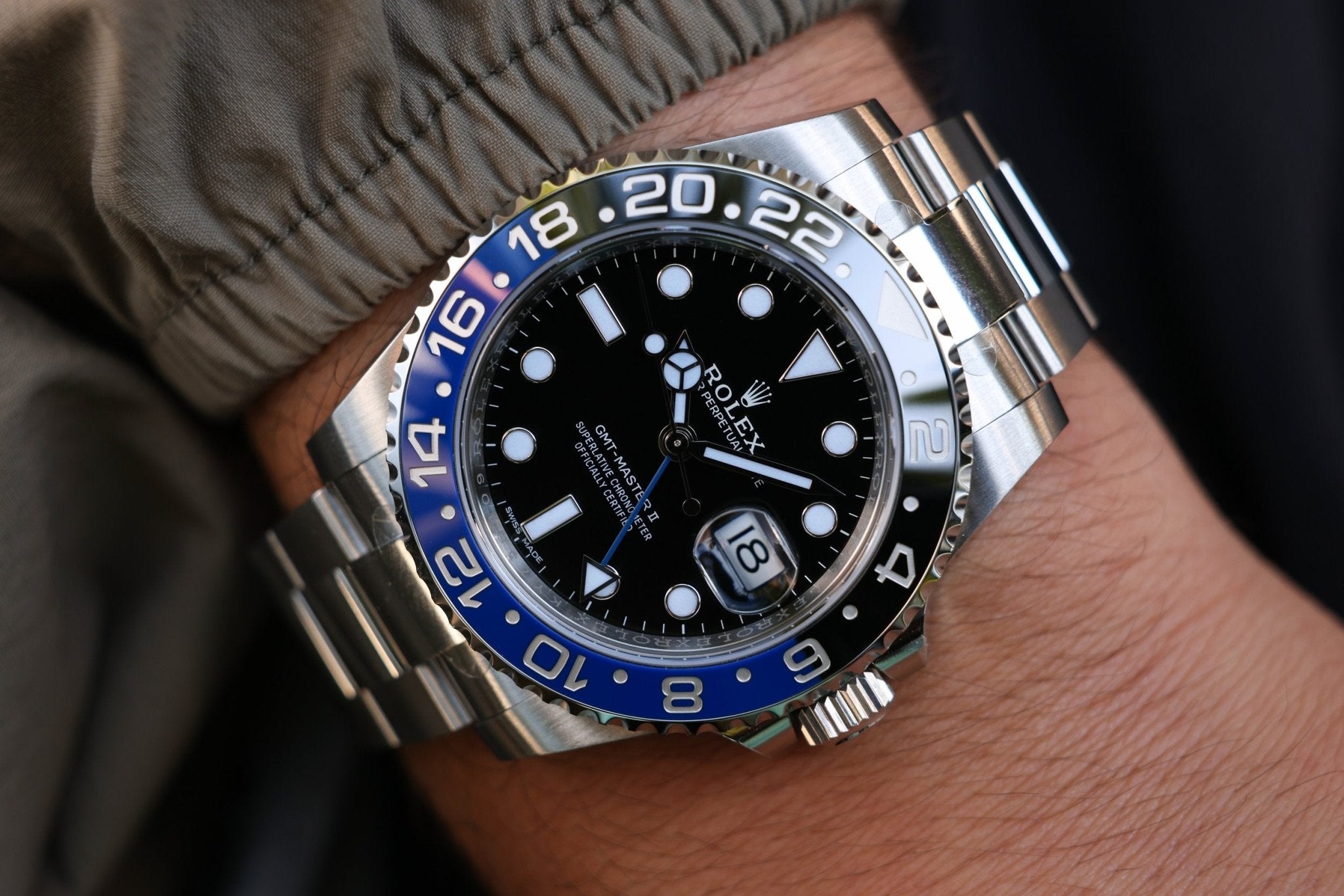 2017 Rolex GMT Master II Ref. 116710BLNR | Batman | NOS | Stickers | Box and Papers - Sierra Time Co