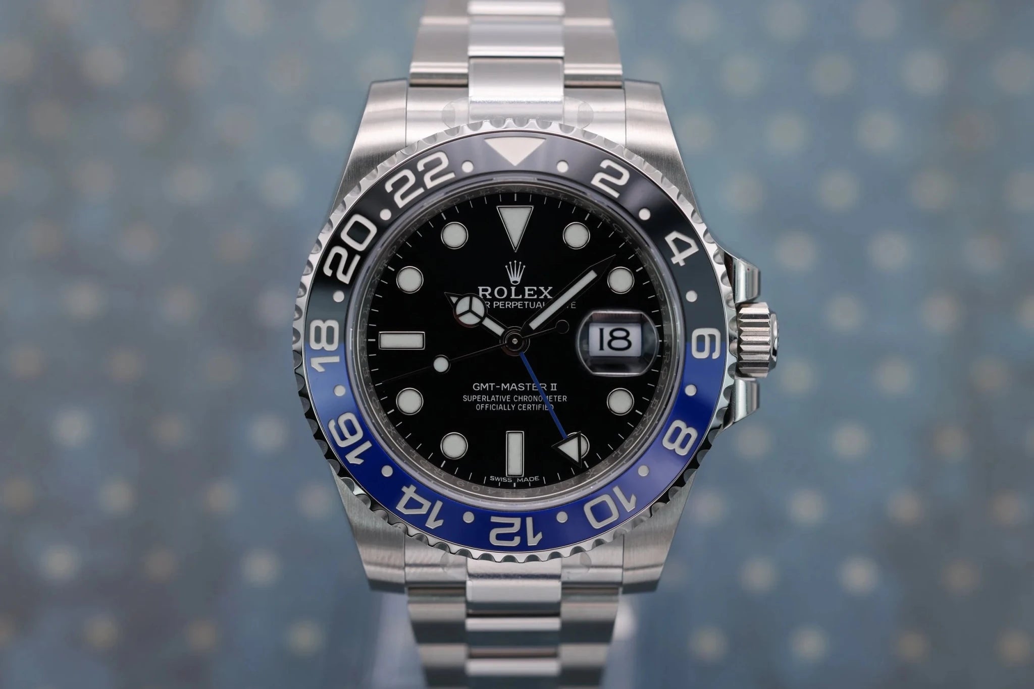 2017 Rolex GMT Master II Ref. 116710BLNR | Batman | NOS | Stickers | Box and Papers - Sierra Time Co