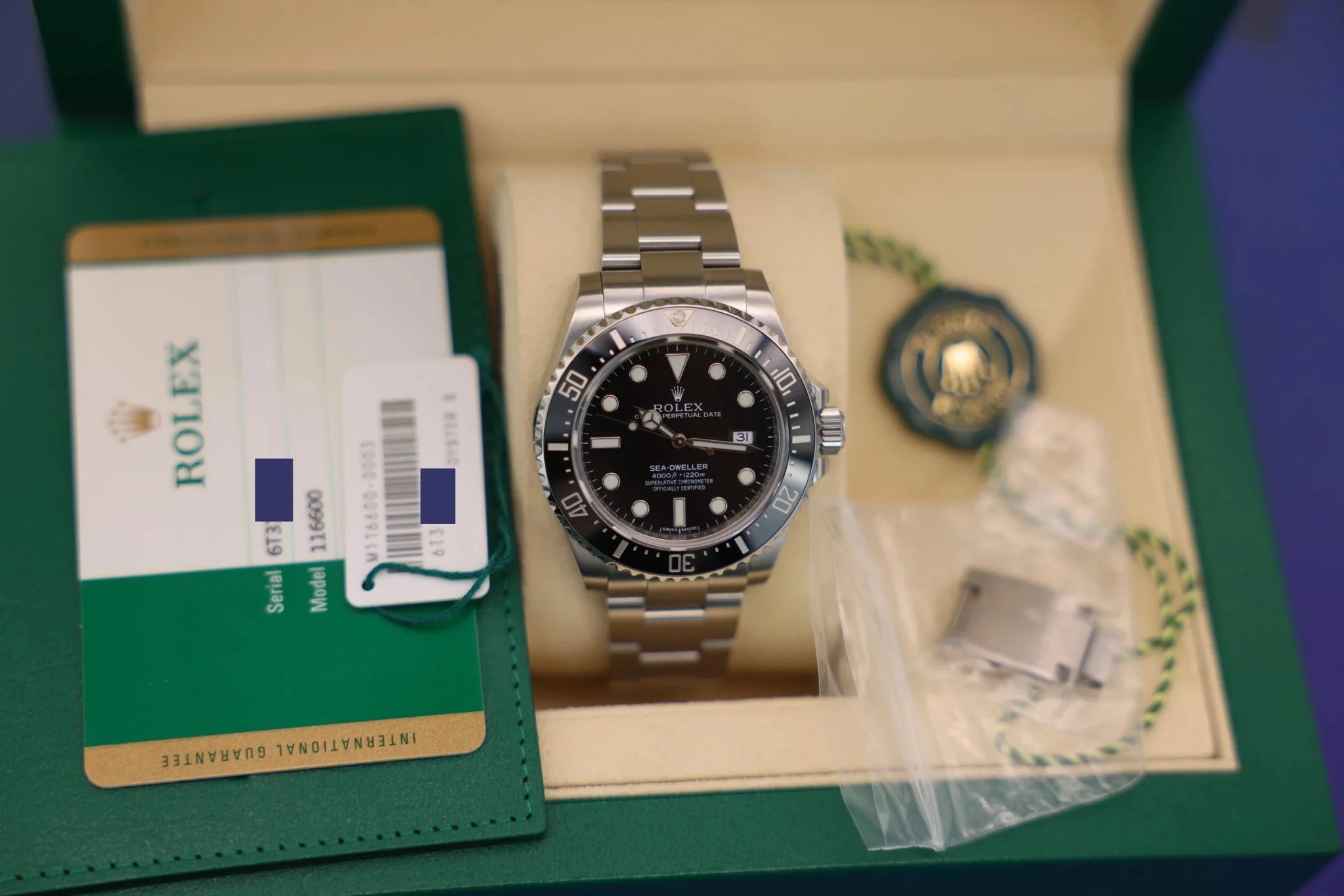 2017 Rolex Sea-Dweller Ref. 116600 | SD4K | Box and Papers - Sierra Time Co