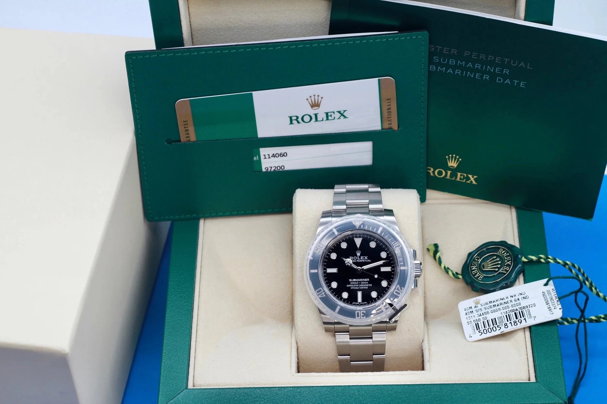2017 Rolex Submariner Ref. 114060 | Full Set - Sierra Time Co