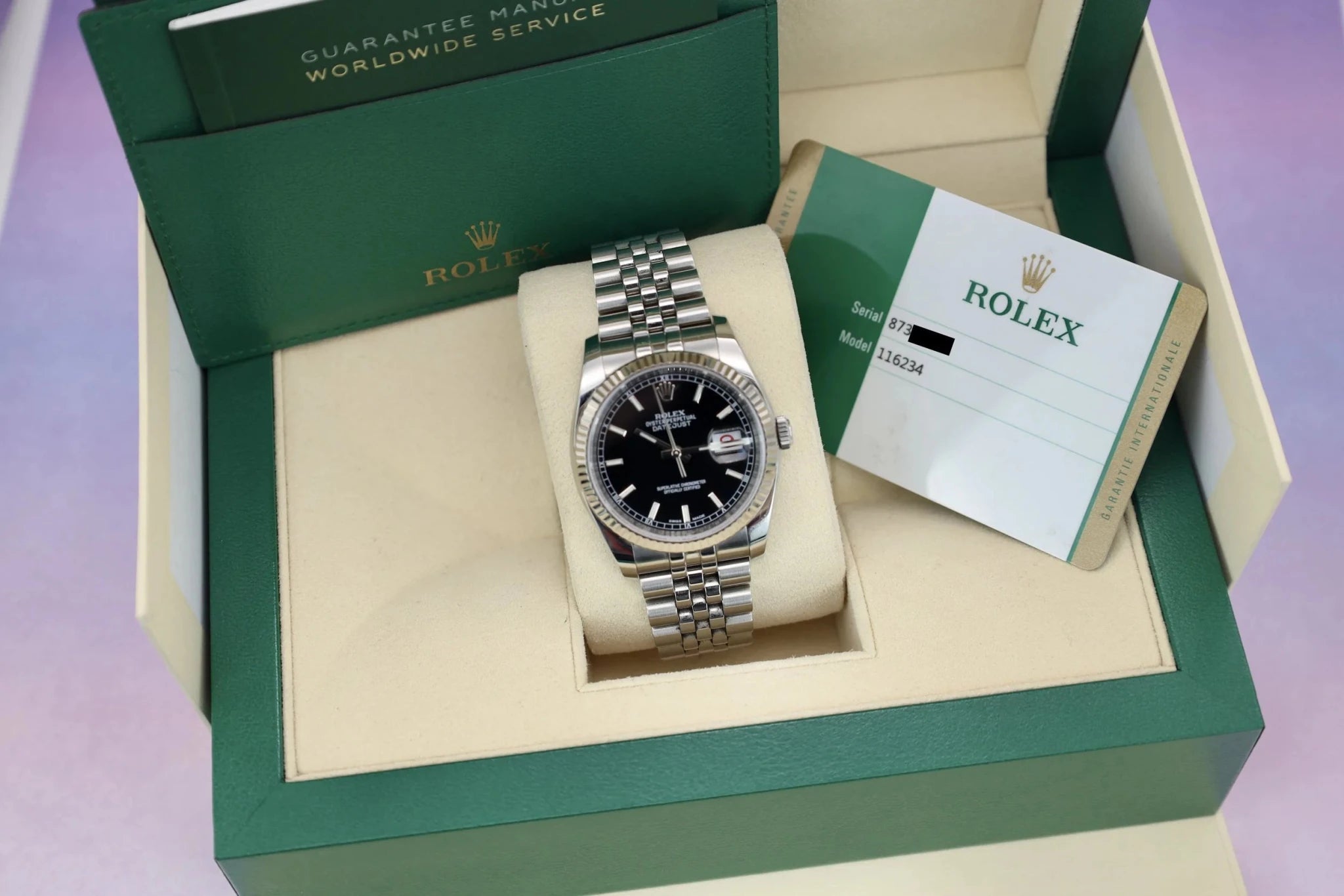 2018 Rolex Datejust Ref. 116234 | Black Dial | Box and Papers - Sierra Time Co