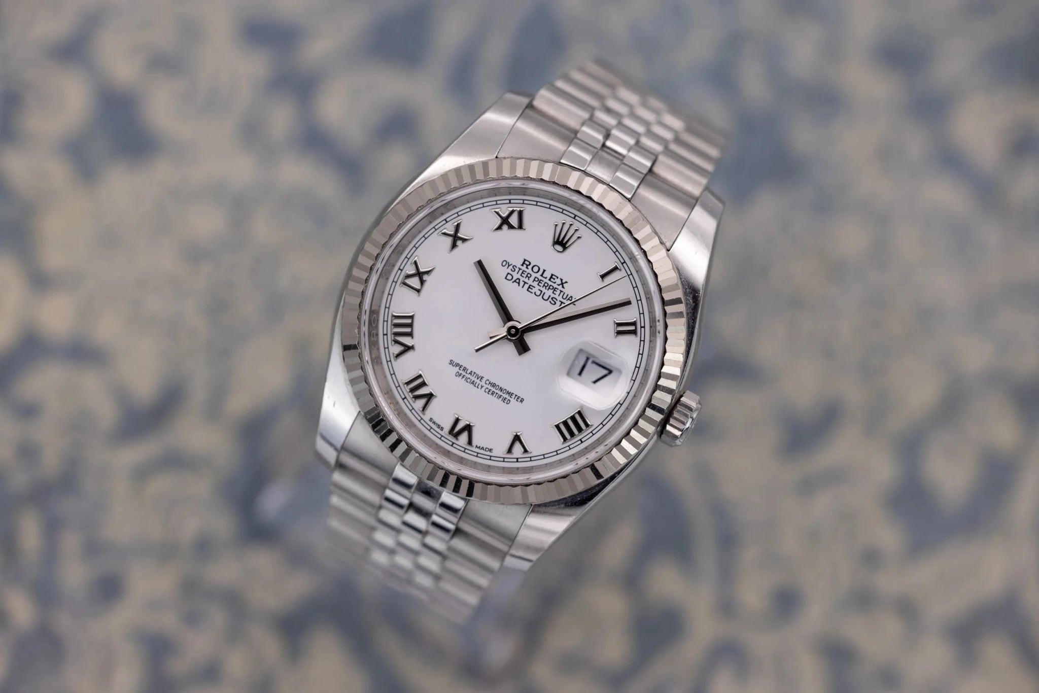 2018 Rolex Datejust Ref. 116234 | White Roman Numeral Dial | Box and Papers - Sierra Time Co