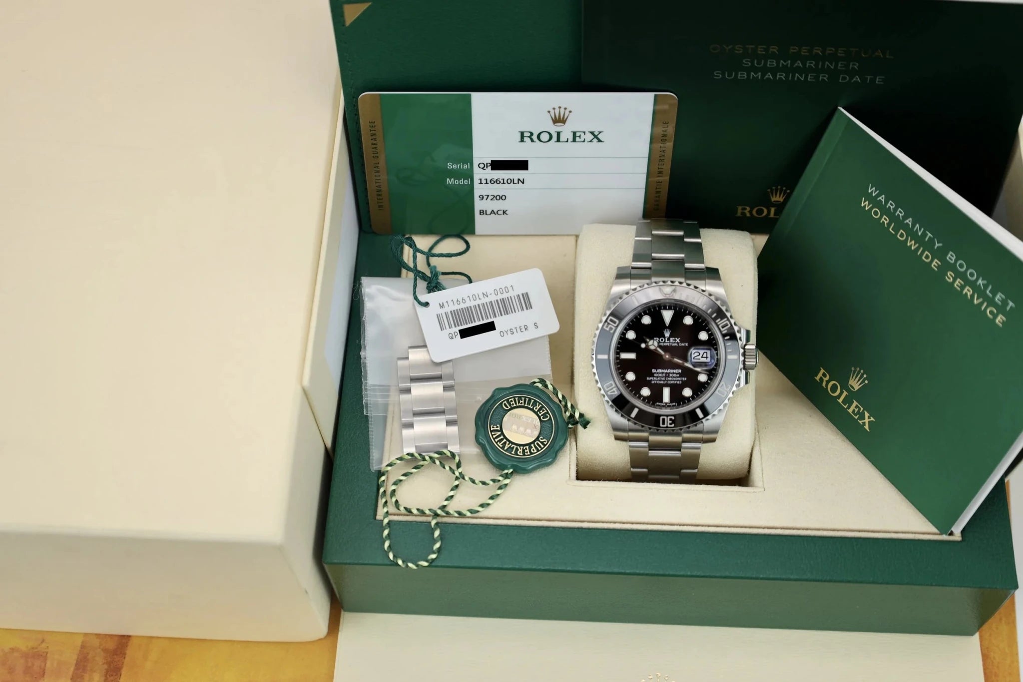 2018 Rolex Submariner Ref. 116610LN | Full Set - Sierra Time Co