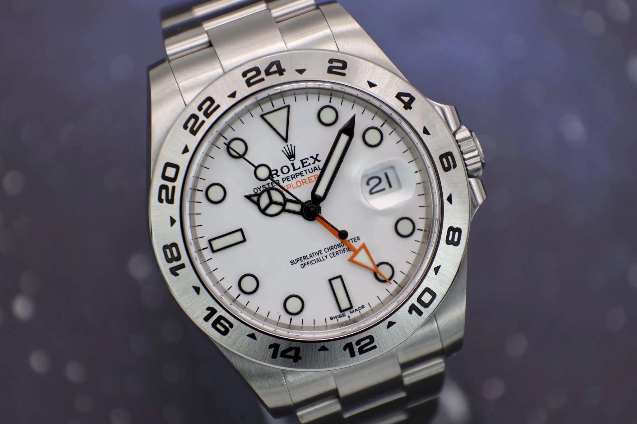 2019 Rolex Explorer II Ref. 216570 Polar | Full Set - Sierra Time Co