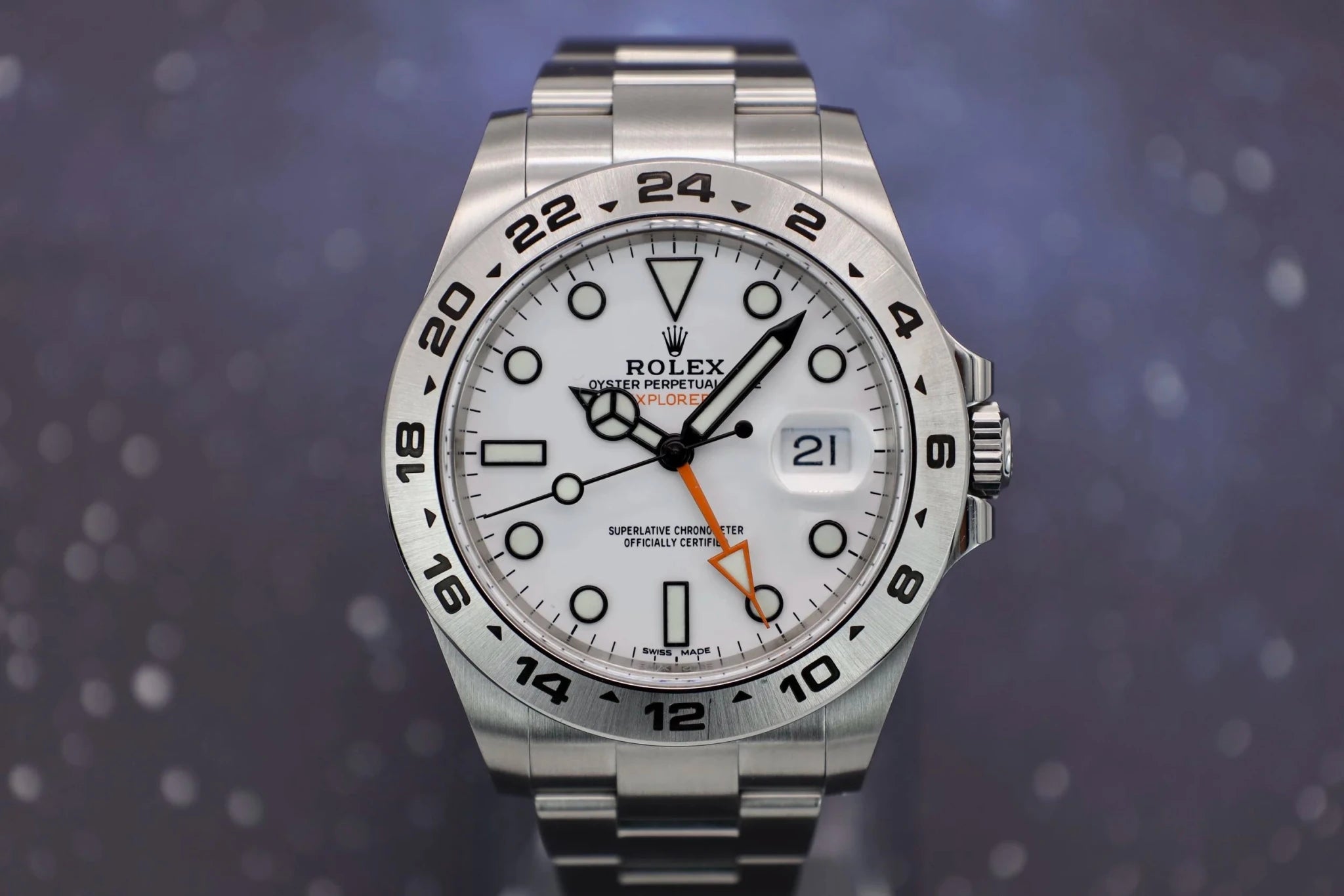 2019 Rolex Explorer II Ref. 216570 Polar | Full Set - Sierra Time Co
