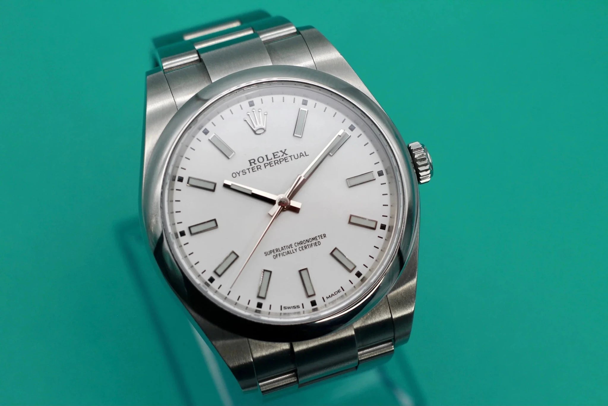 2019 Rolex Oyster Perpetual Ref. 114300 | Full Set - Sierra Time Co