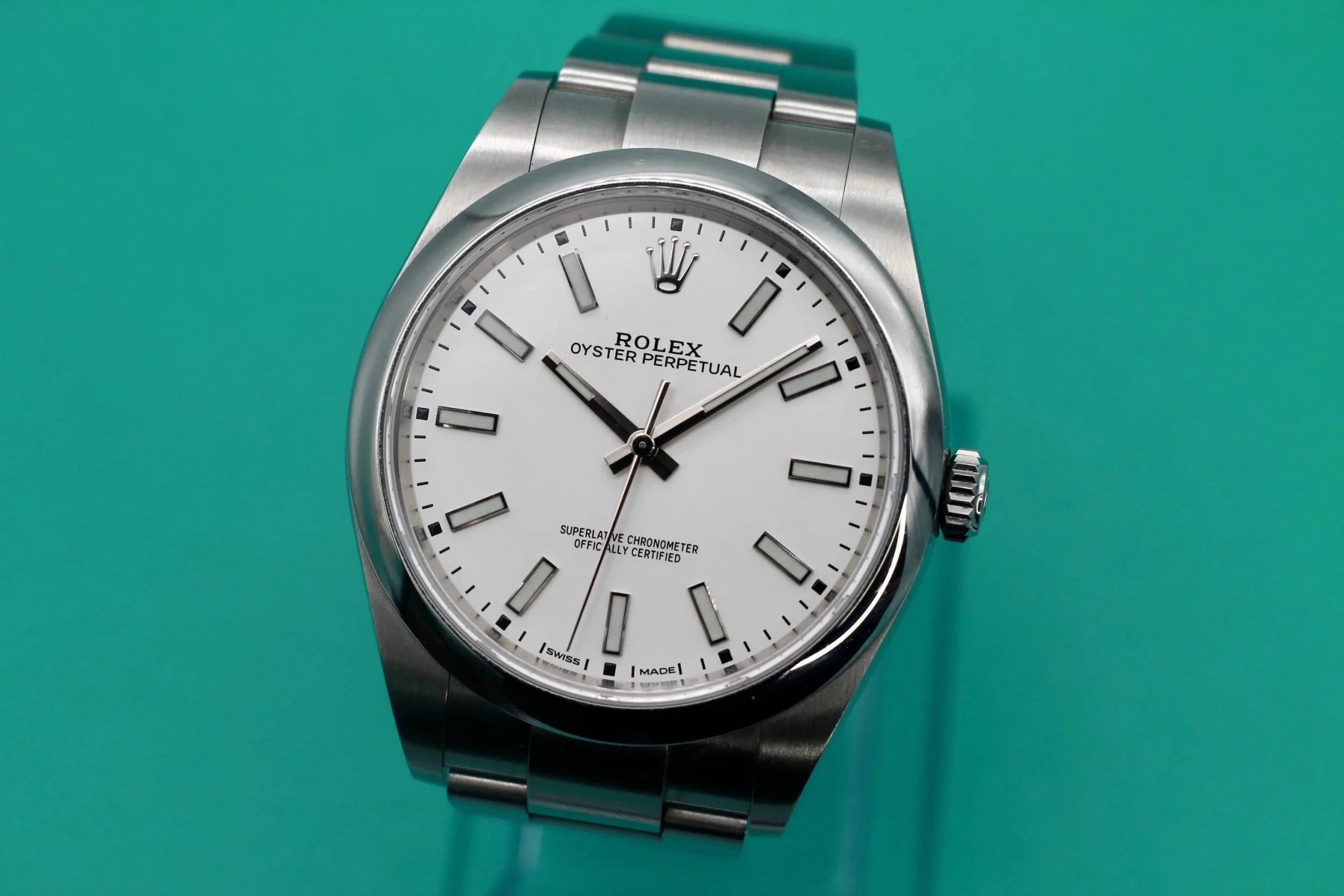 2019 Rolex Oyster Perpetual Ref. 114300 | Full Set - Sierra Time Co