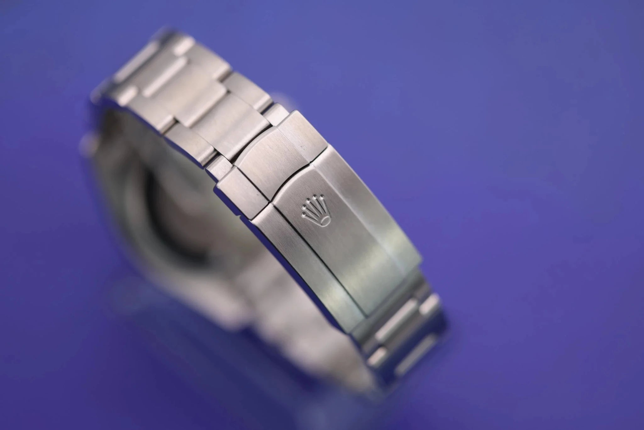 2019 Rolex Oyster Perpetual Ref. 116000 | Blue 3-6-9 Dial | Card - Sierra Time Co