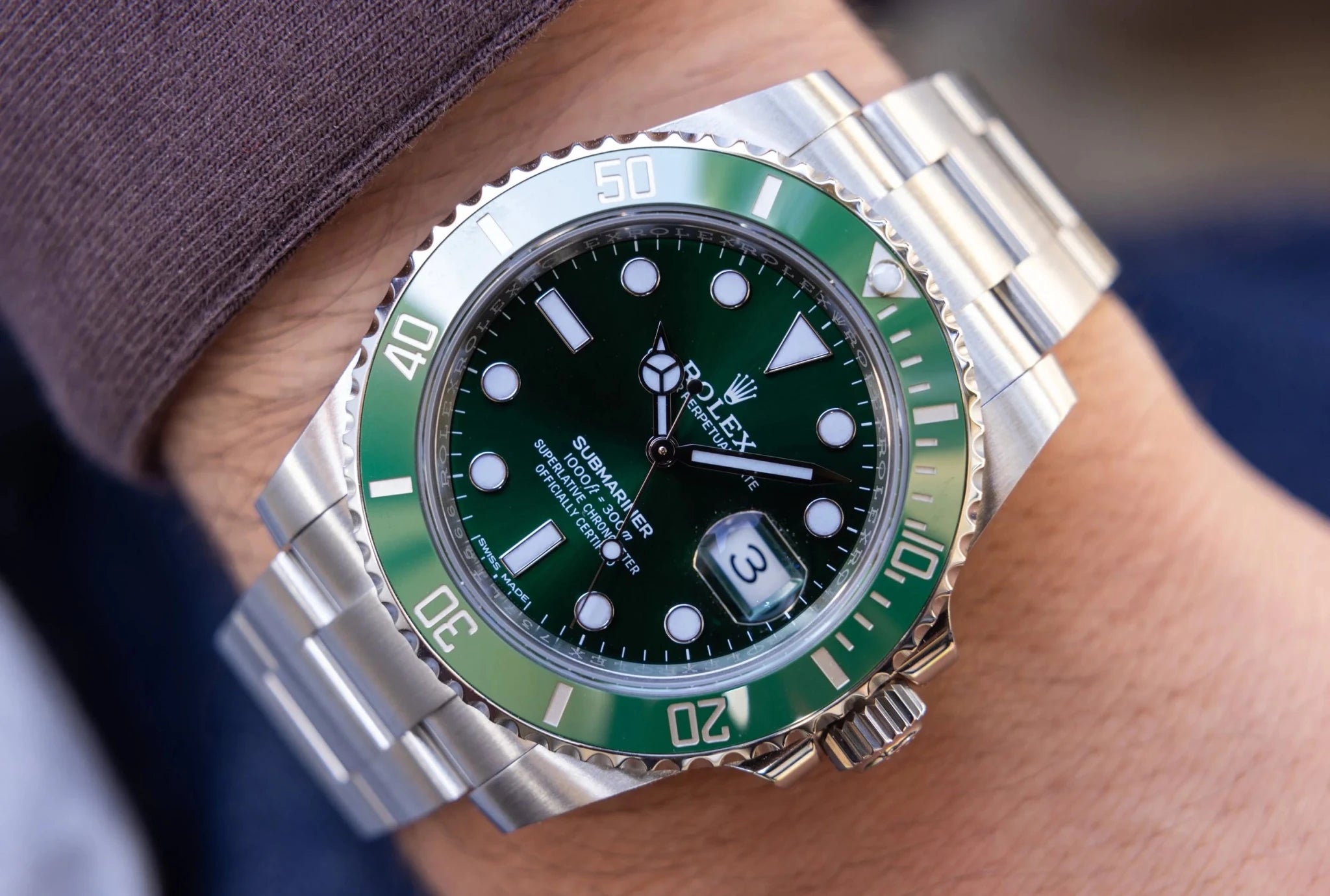 2019 Rolex Submariner Ref. 116610LV Hulk | Box and Papers - Sierra Time Co