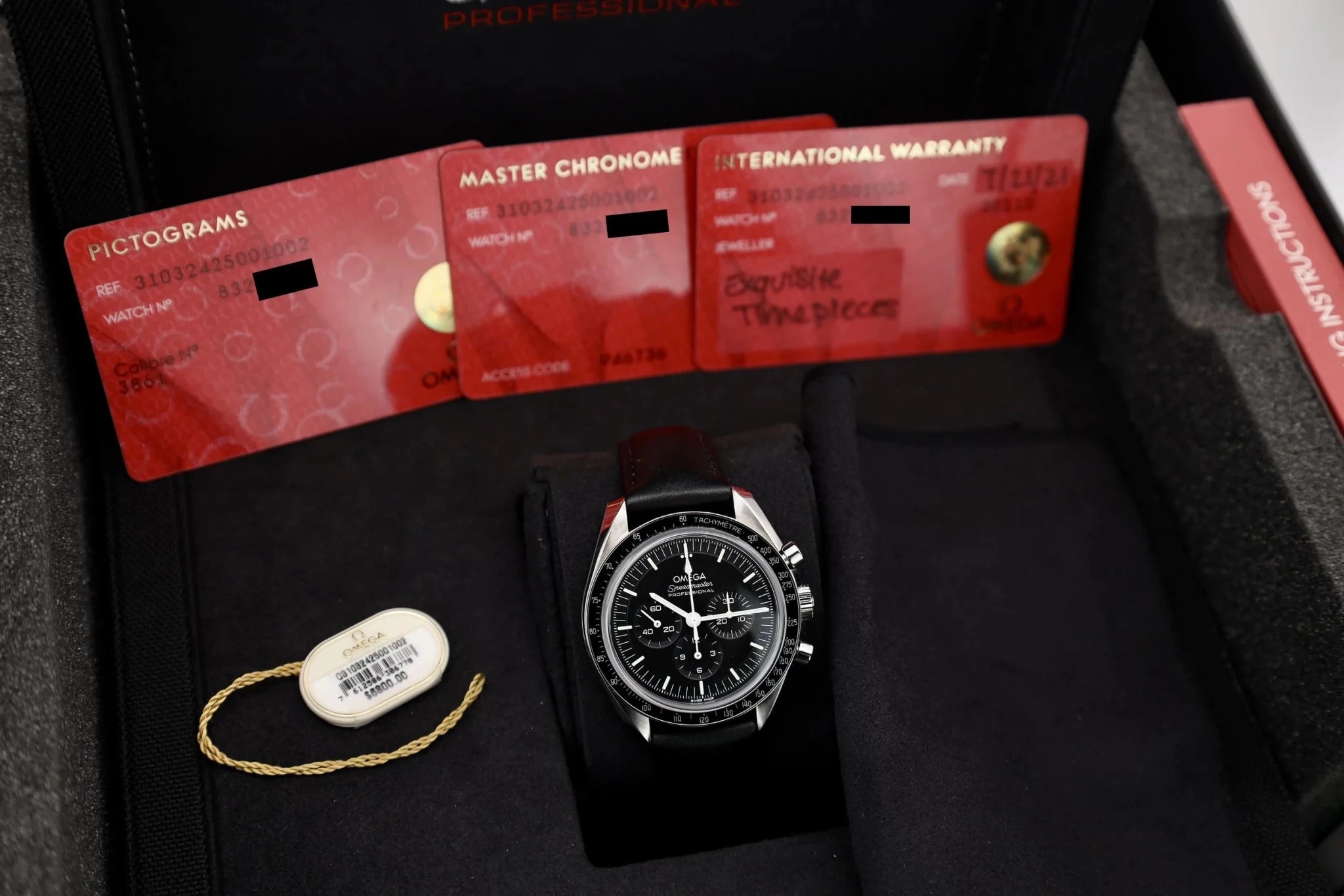 2021 Omega Speedmaster Professional Moonwatch Ref. 310.32.42.50.01.002 | Full Set - Sierra Time Co