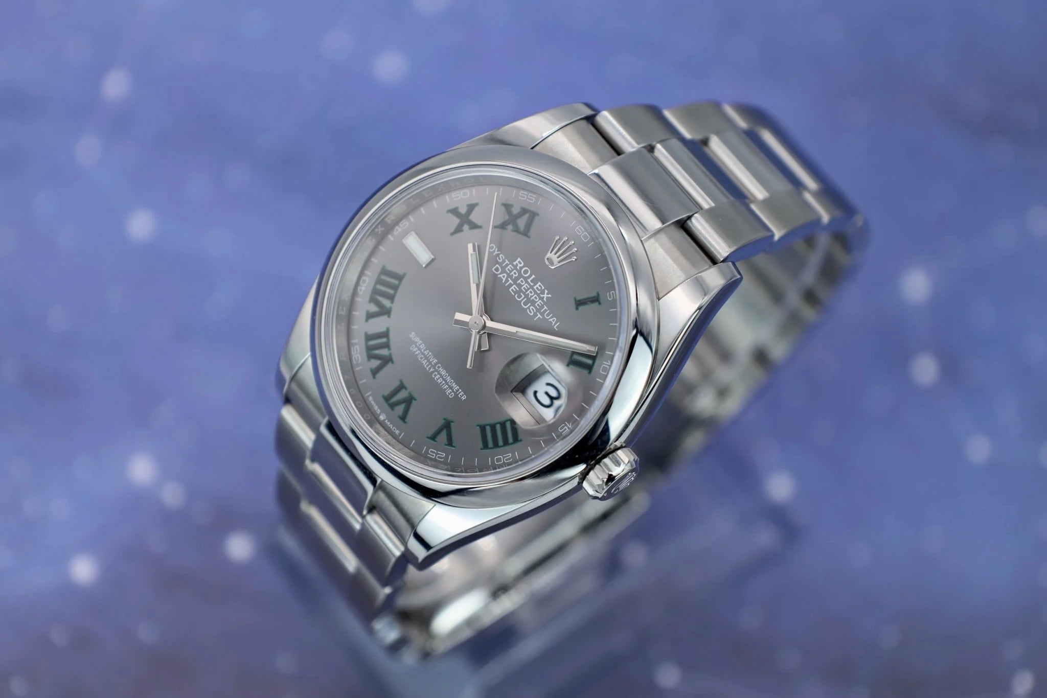 2021 Rolex Datejust Ref. 126200 Wimbledon Dial | Full Set - Sierra Time Co