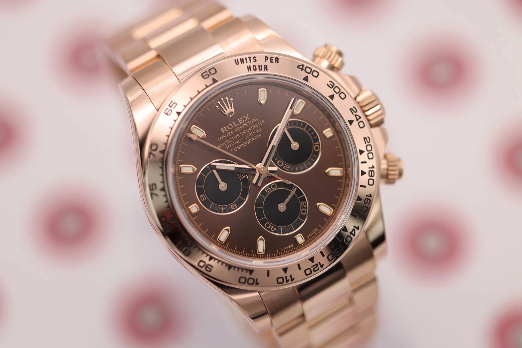 2021 Rolex Daytona Ref. 116505 | 18K Rose Gold | Chocolate Dial | Box and Papers - Sierra Time Co