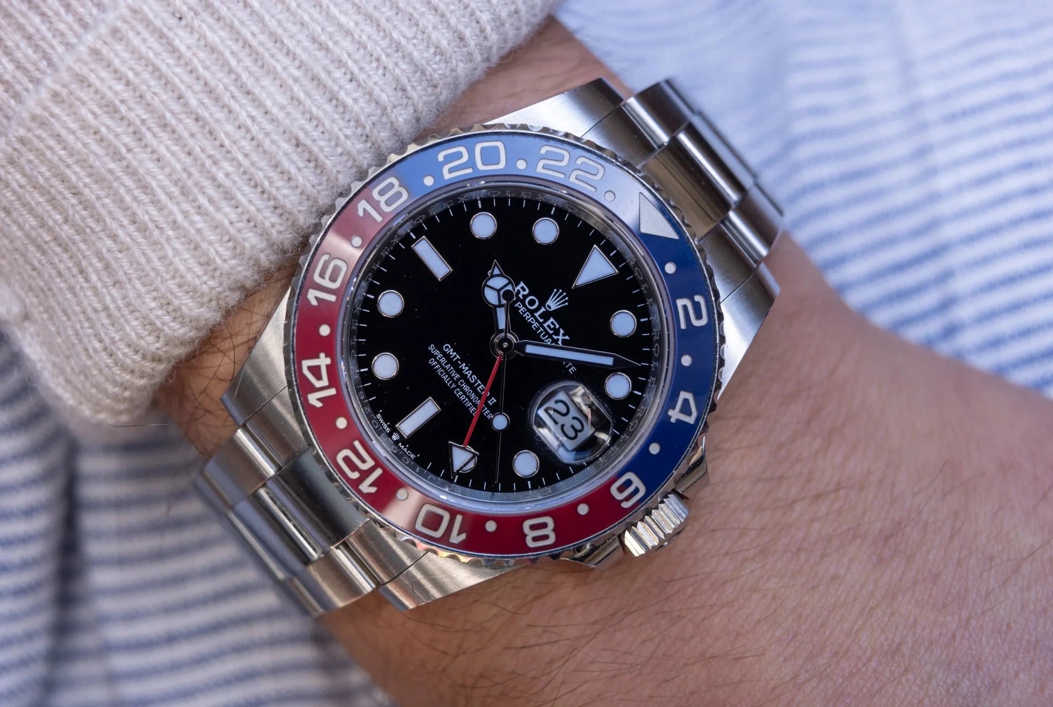 2021 Rolex GMT Master II Ref. 126710 Pepsi | Box and Papers - Sierra Time Co
