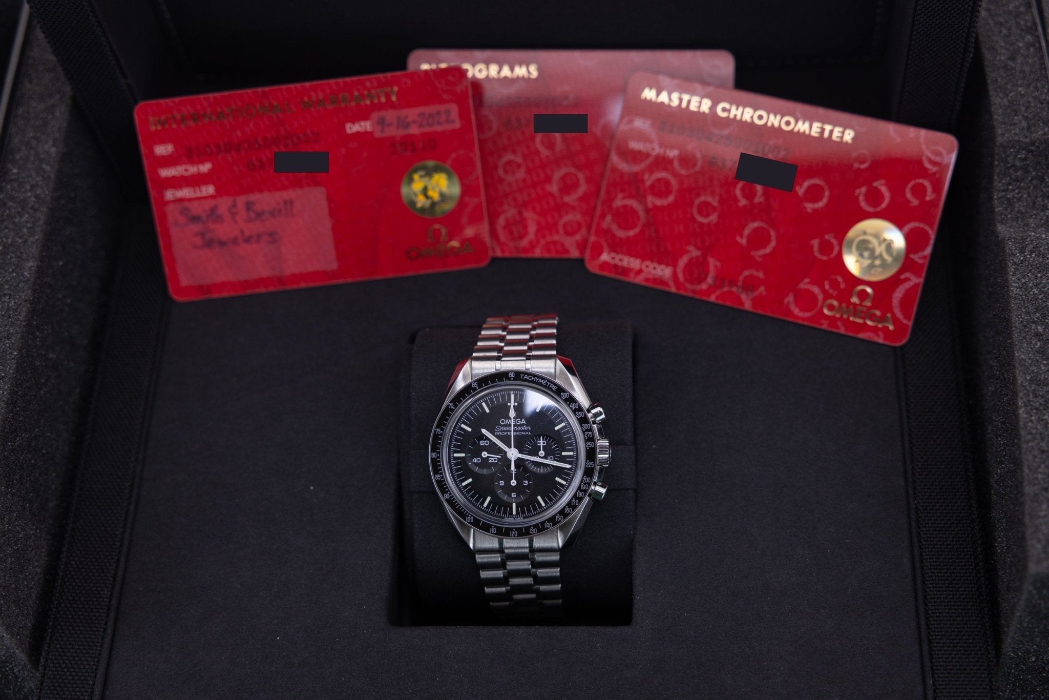 2022 Omega Speedmaster Professional Moonwatch Ref. 310.30.42.50.01.002 | Sapphire Sandwich | Box and Papers - Sierra Time Co