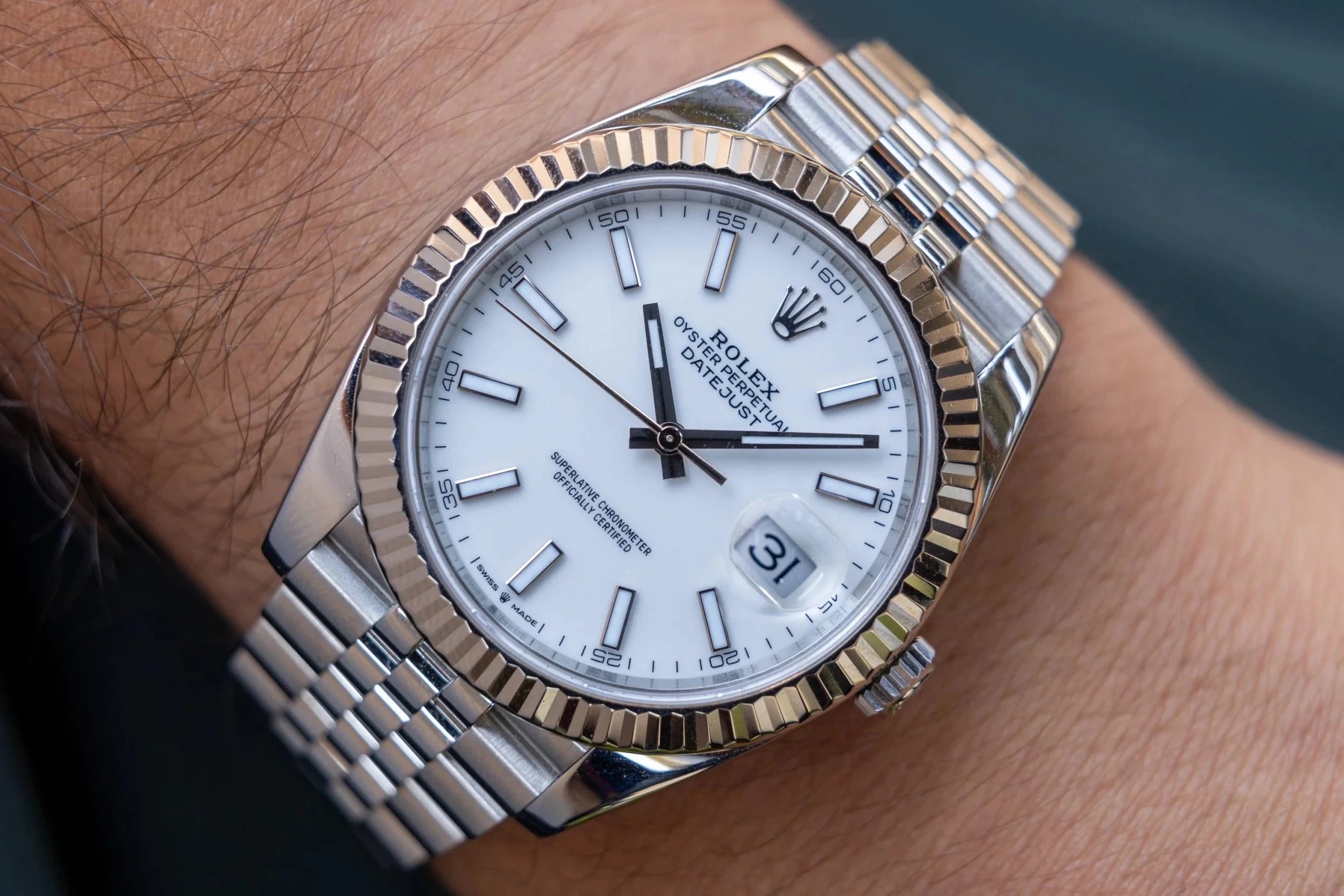 2022 Rolex Datejust Ref. 126334 | White Dial | Box and Papers - Sierra Time Co