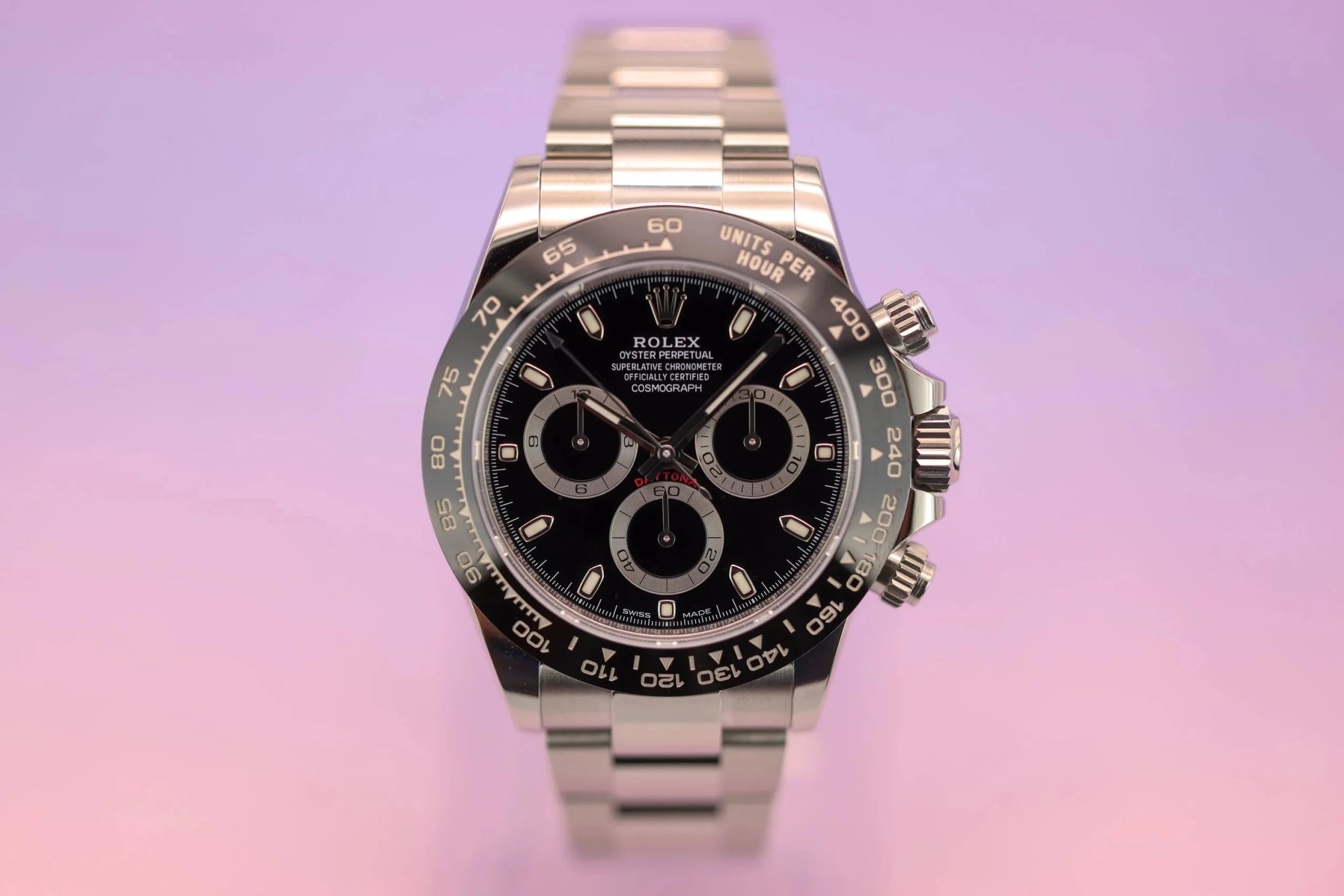 2022 Rolex Daytona Ref. 116500 | Black Dial | Card - Sierra Time Co