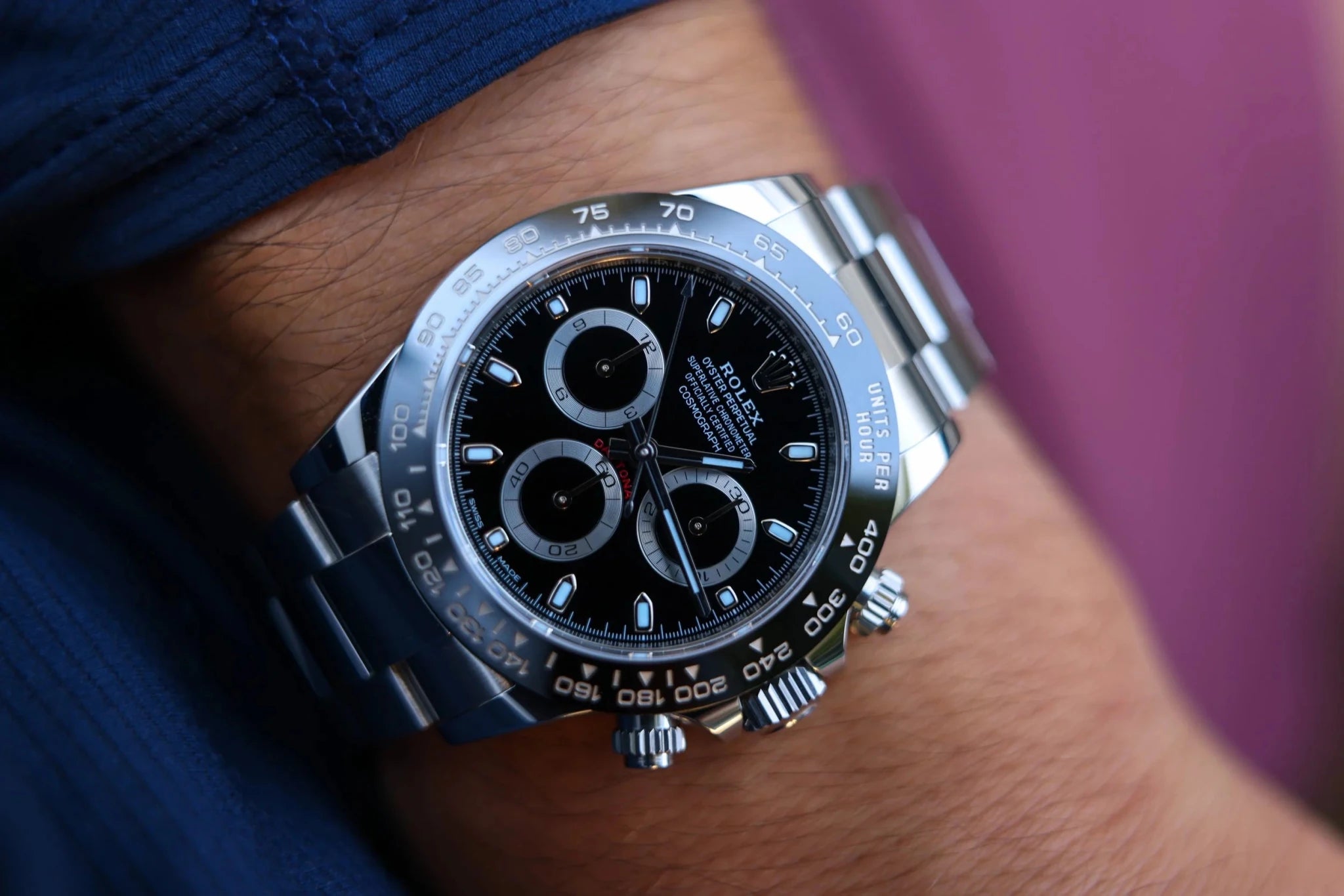 2022 Rolex Daytona Ref. 116500 | Black Dial | Card - Sierra Time Co