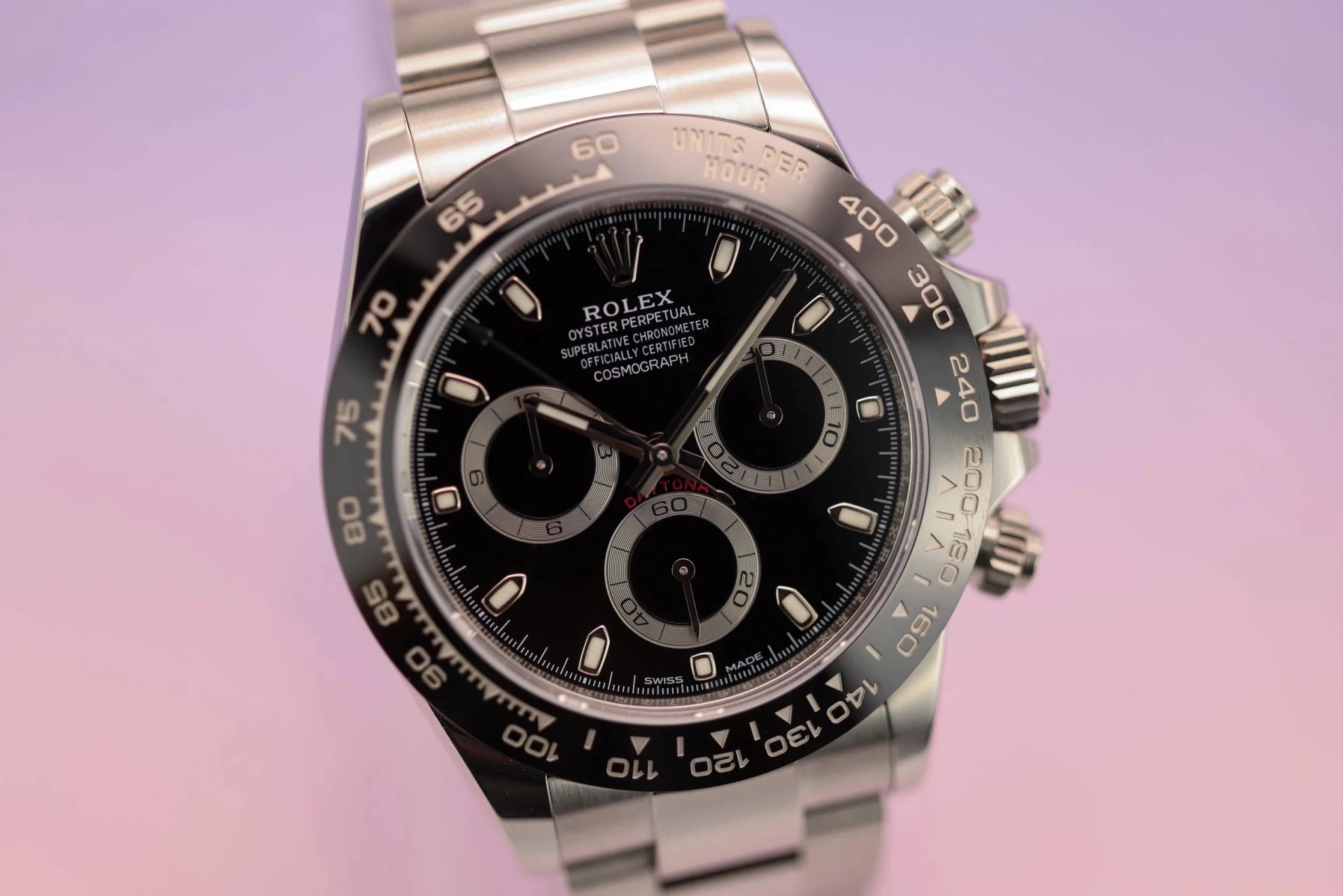 2022 Rolex Daytona Ref. 116500 | Black Dial | Card - Sierra Time Co