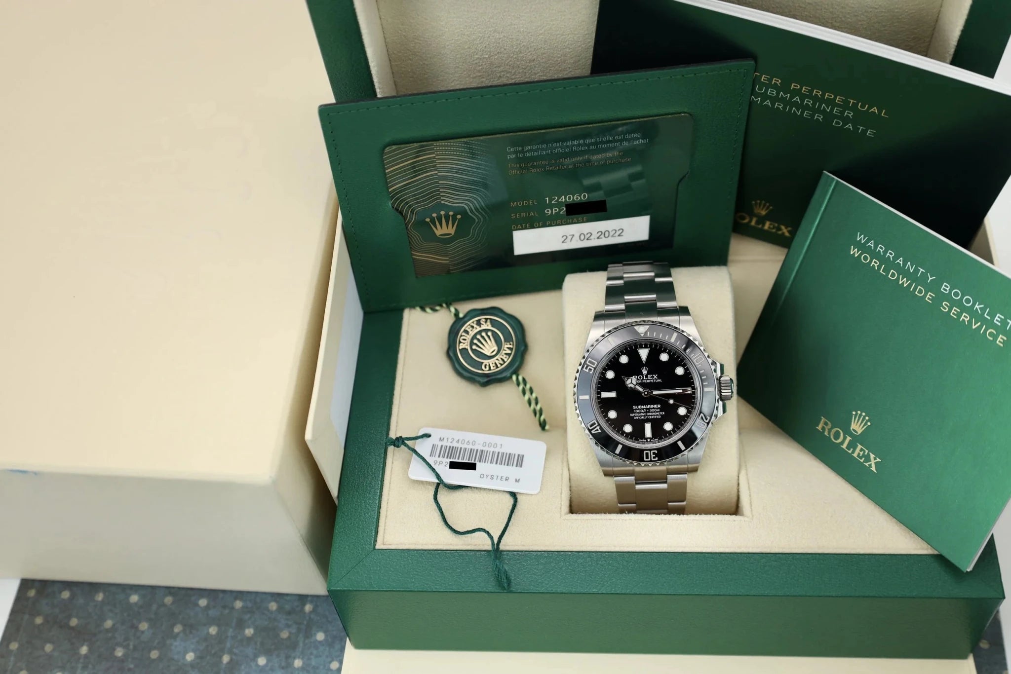 2022 Rolex Submariner Ref. 124060 | Full Set - Sierra Time Co
