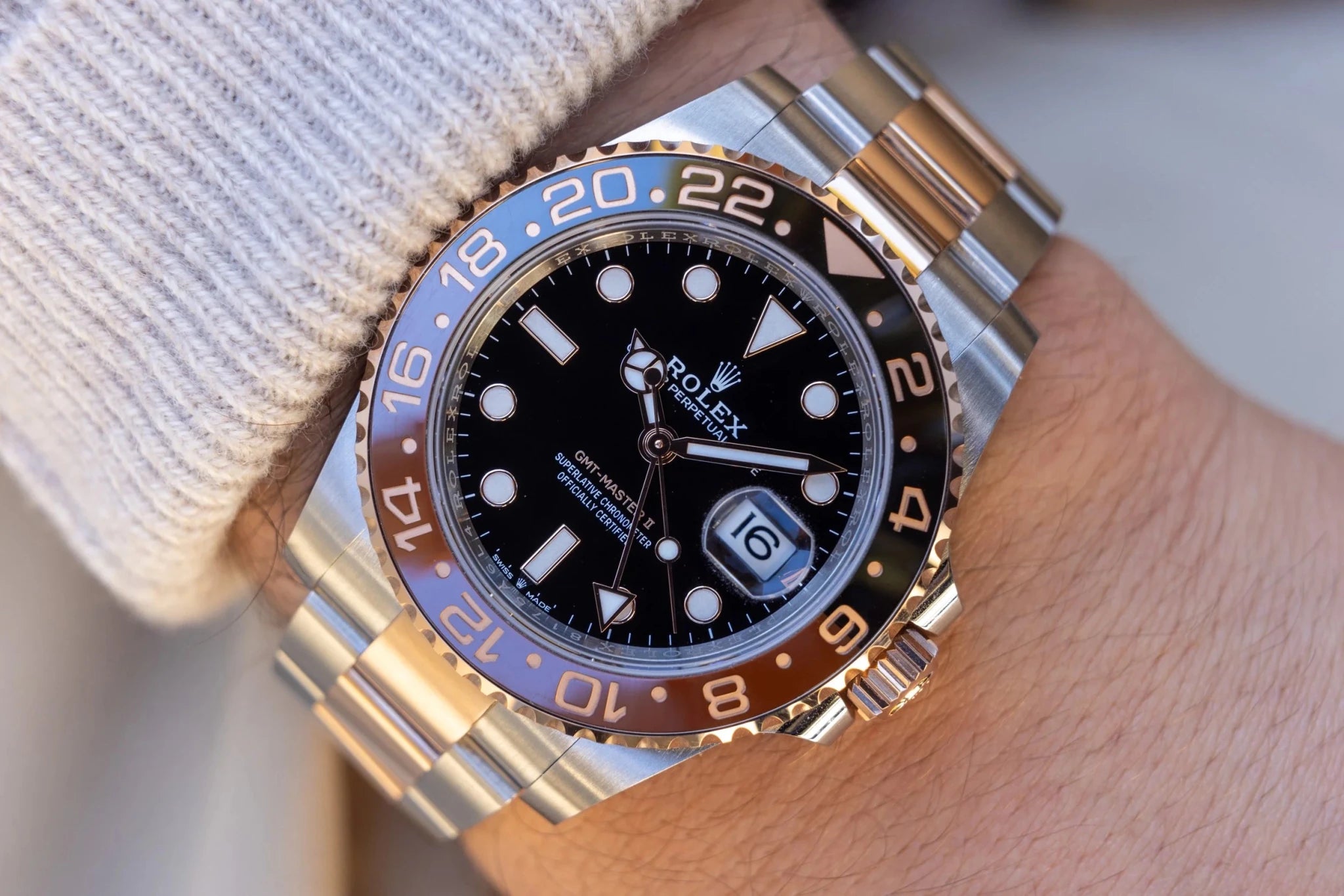 2023 Rolex GMT Master II Ref. 126711CHNR Rootbeer Dial | Unworn | Box and Papers - Sierra Time Co