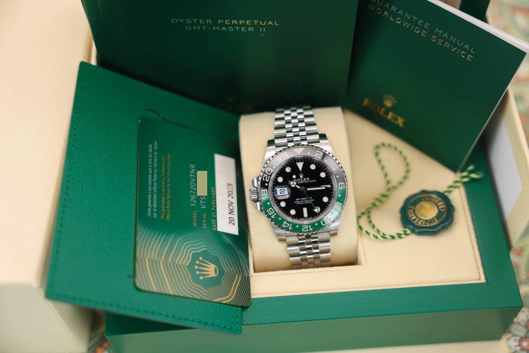 2023 Rolex GMT-Master II Ref. 126720VTNR | Sprite | Box and Papers - Sierra Time Co