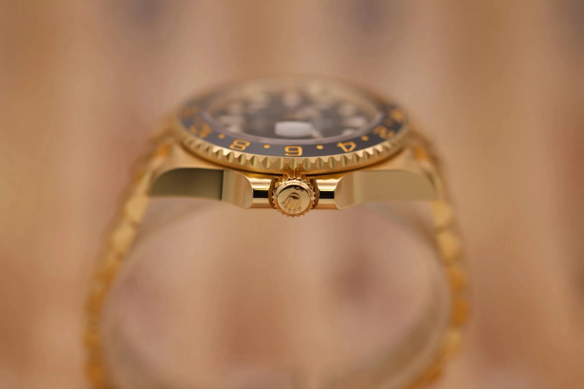 2024 Rolex GMT Master II Ref. 126718GRNR | 18K Yellow Gold | Card - Sierra Time Co