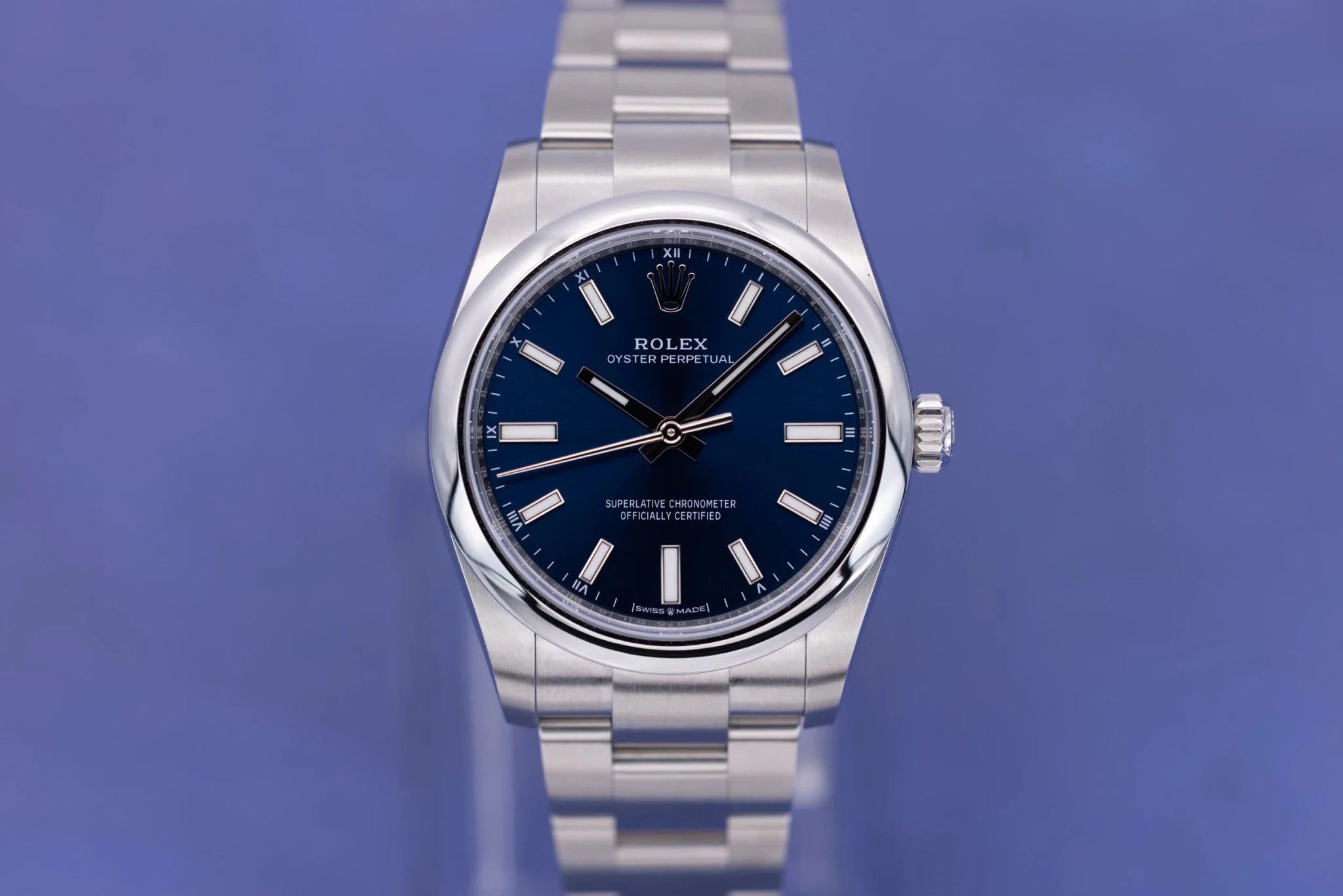 2024 Rolex Oyster Perpetual Ref. 124200 | Blue Dial | Card - Sierra Time Co