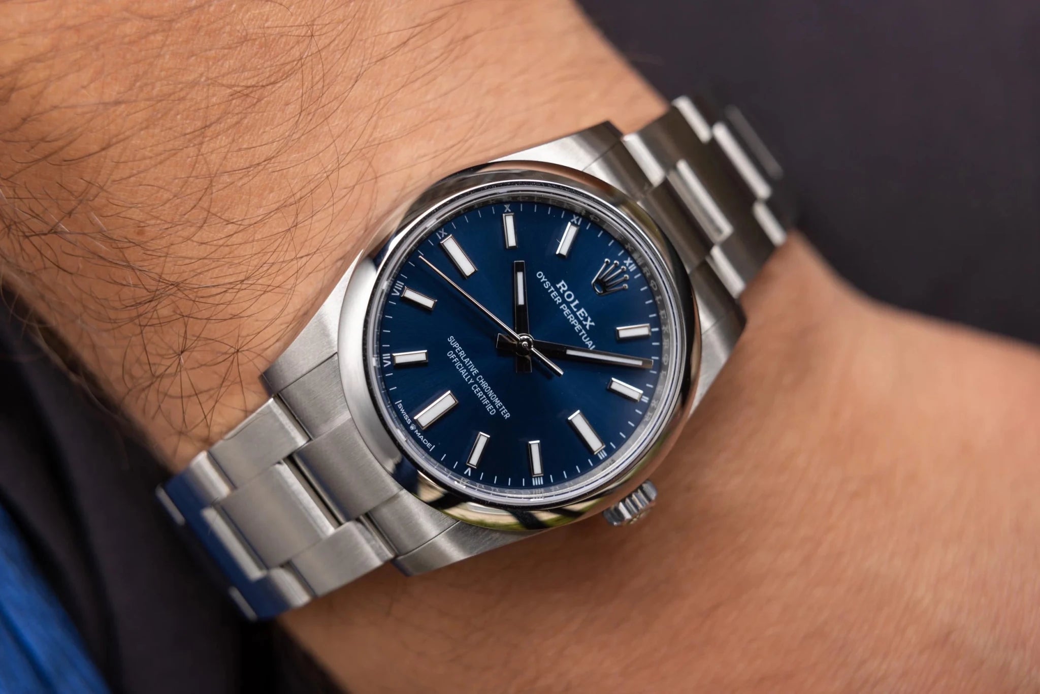 2024 Rolex Oyster Perpetual Ref. 124200 | Blue Dial | Card - Sierra Time Co