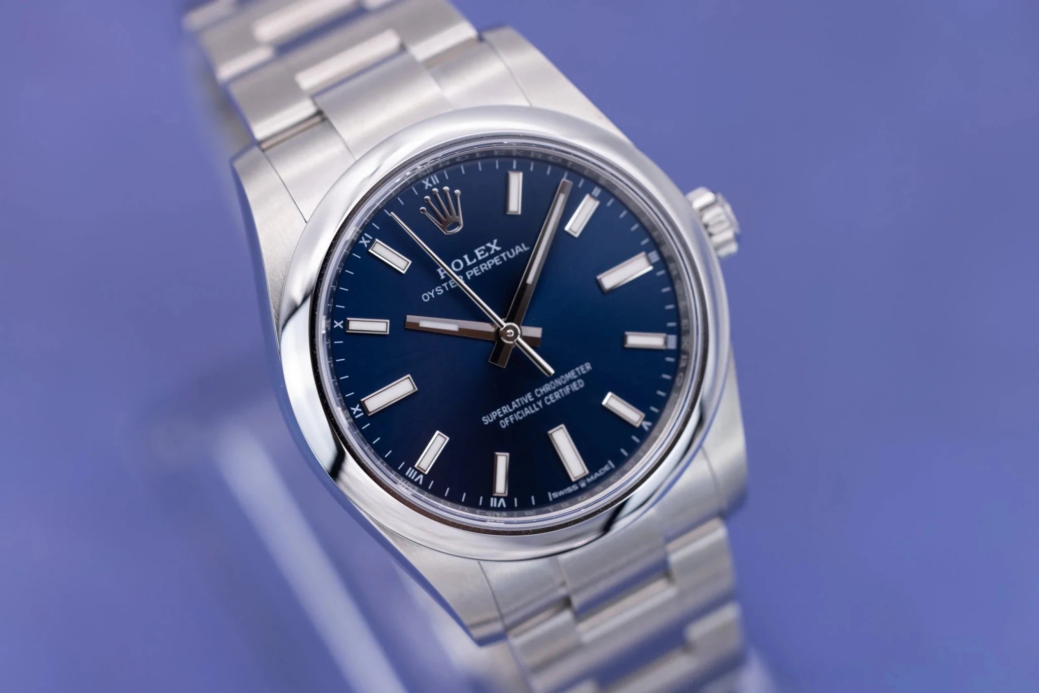 2024 Rolex Oyster Perpetual Ref. 124200 | Blue Dial | Card - Sierra Time Co