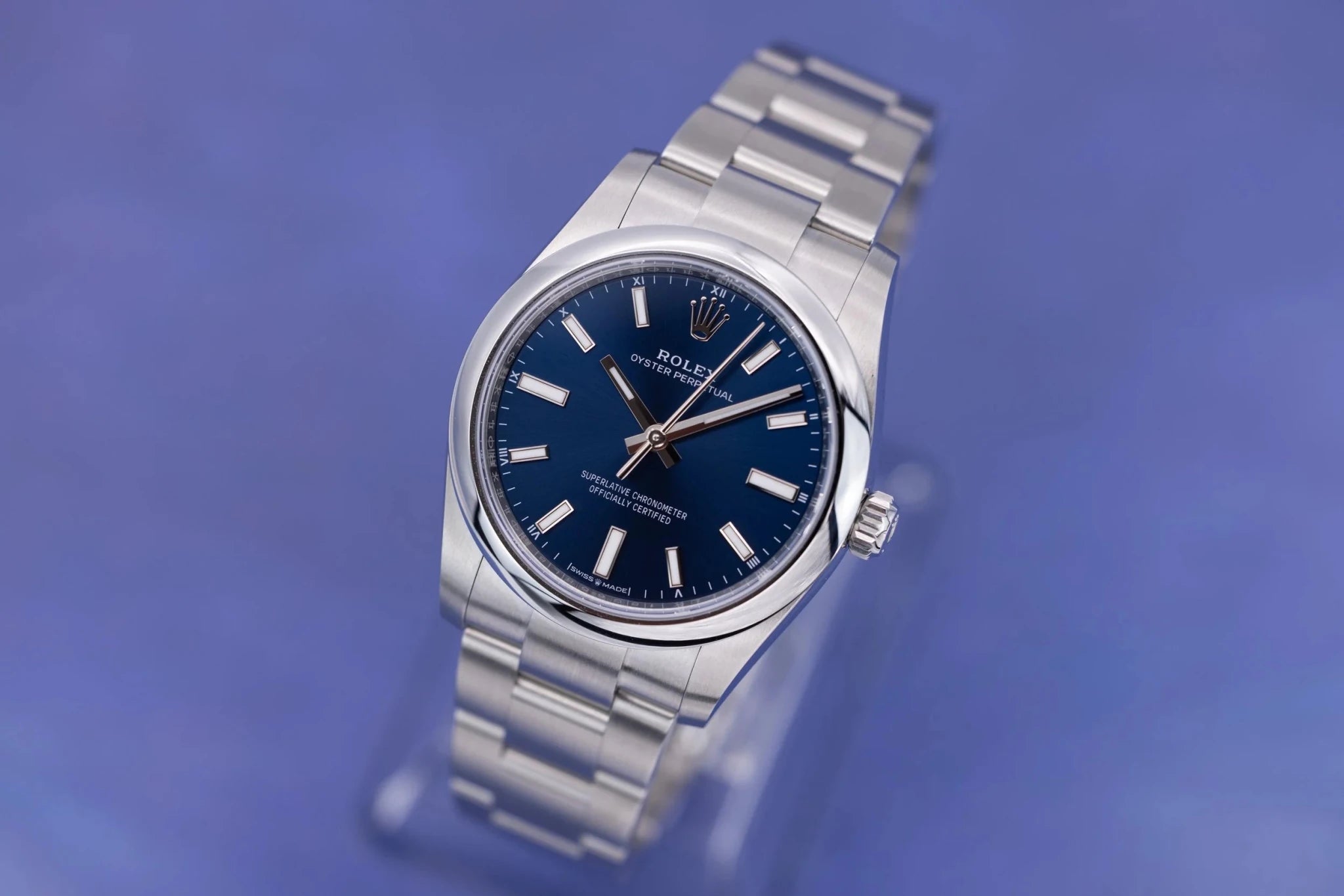 2024 Rolex Oyster Perpetual Ref. 124200 | Blue Dial | Card - Sierra Time Co