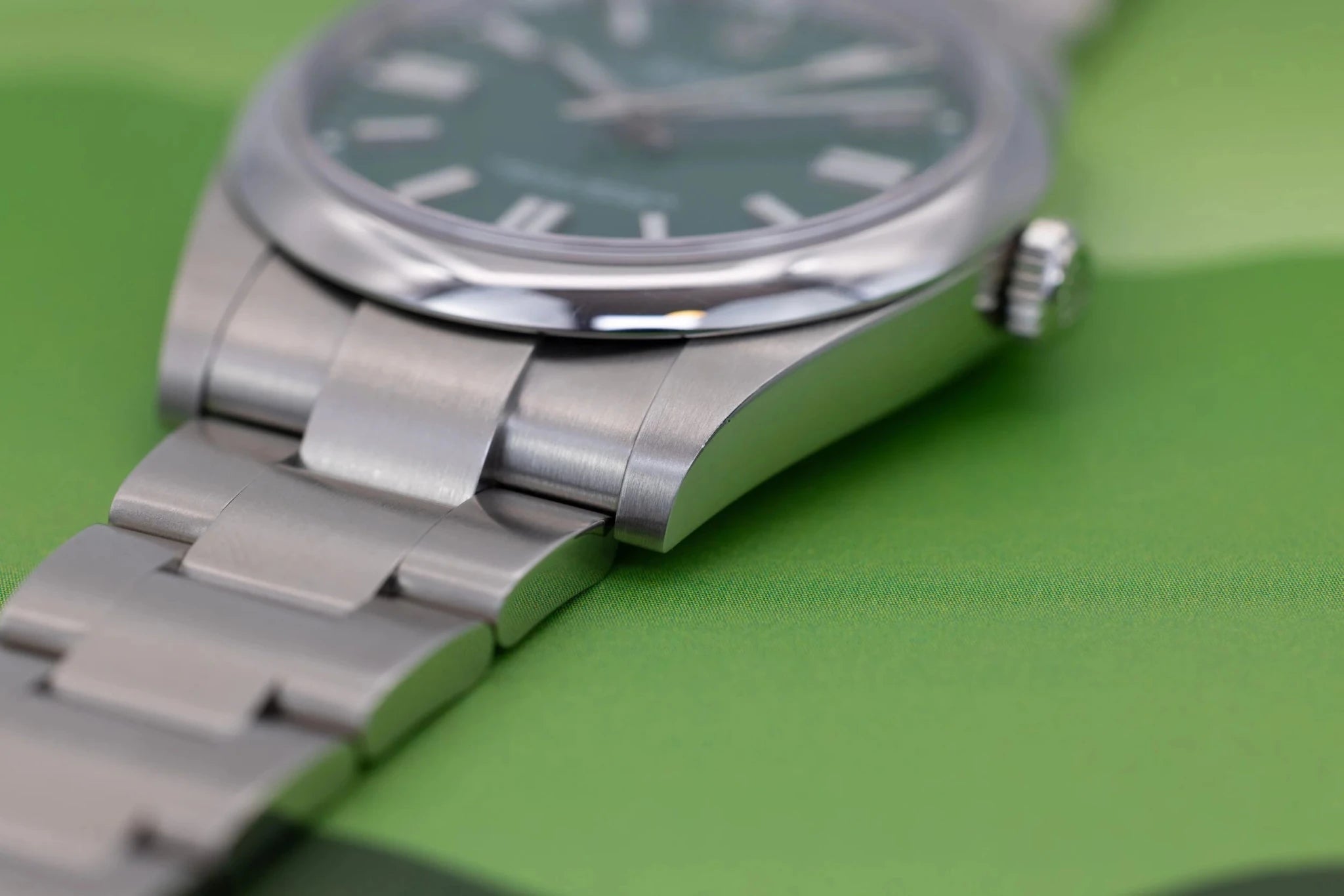 2024 Rolex Oyster Perpetual Ref. 124300 | Green Dial | Box and Papers - Sierra Time Co