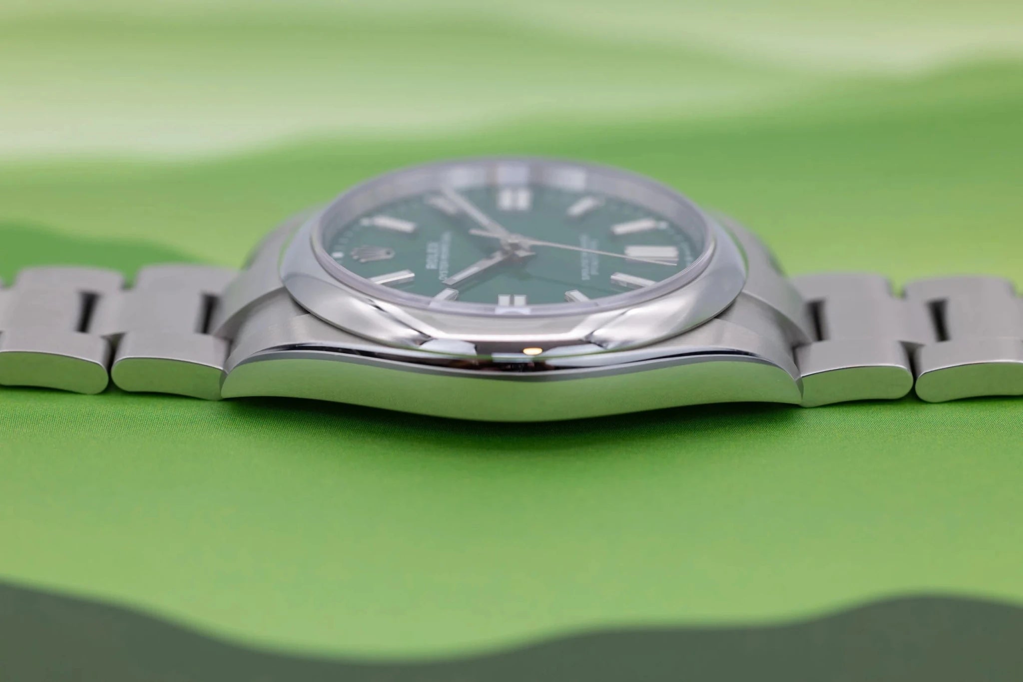 2024 Rolex Oyster Perpetual Ref. 124300 | Green Dial | Box and Papers - Sierra Time Co