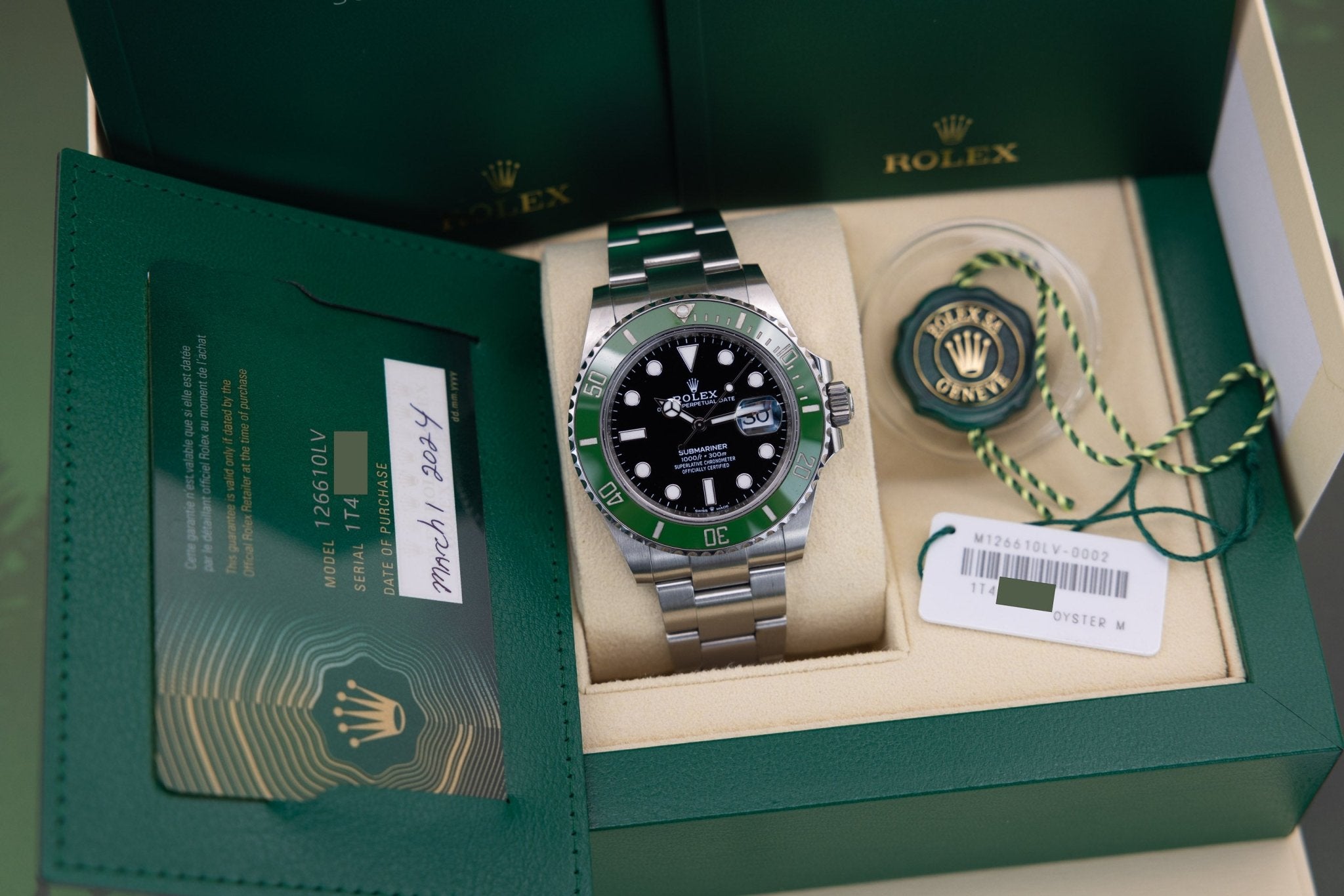 2024 Rolex Submariner Date Ref. 126610LV | Starbucks | Box and Papers - Sierra Time Co