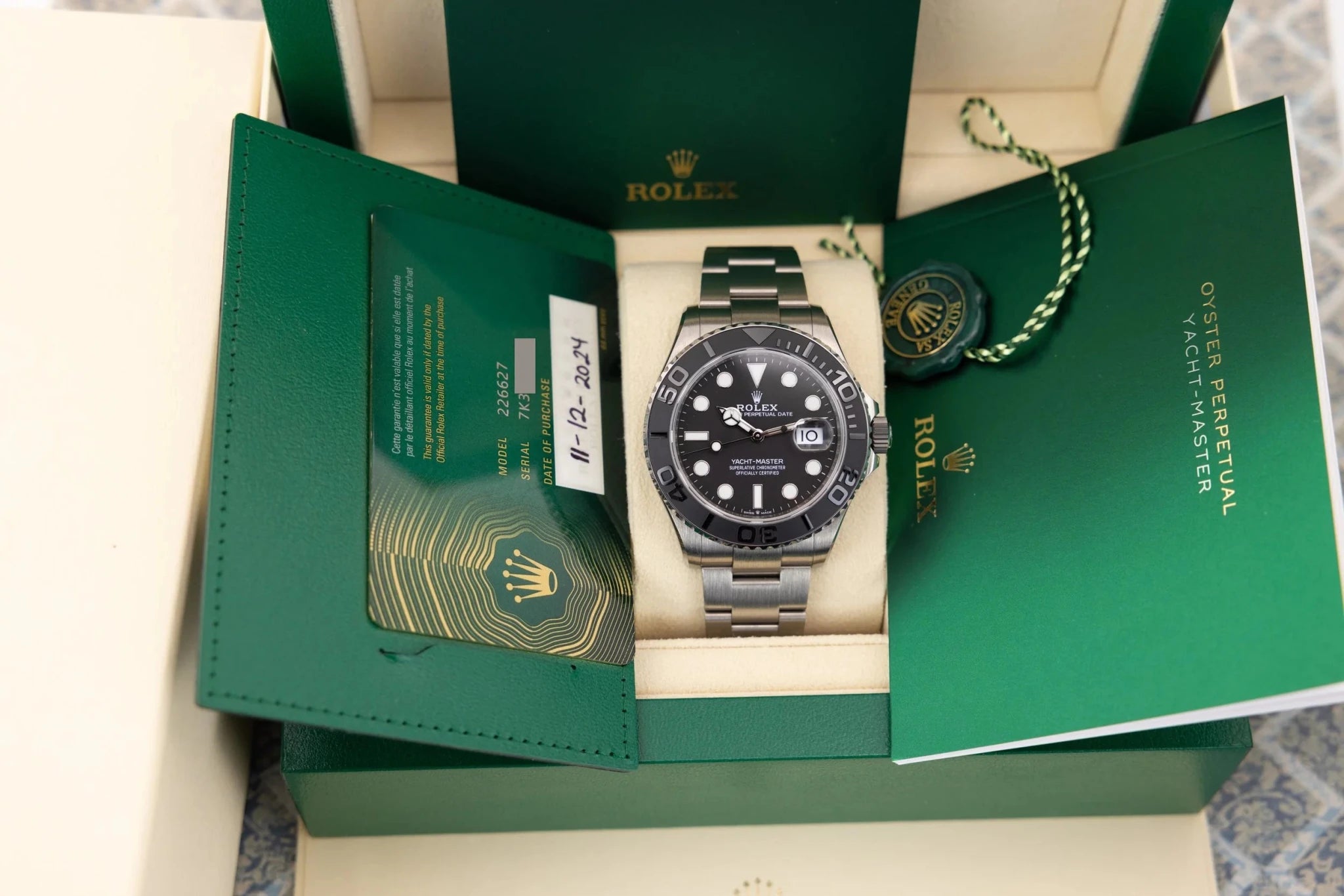 2024 Rolex YachtMaster Ref. 226627 | Titanium | Box and Papers - Sierra Time Co