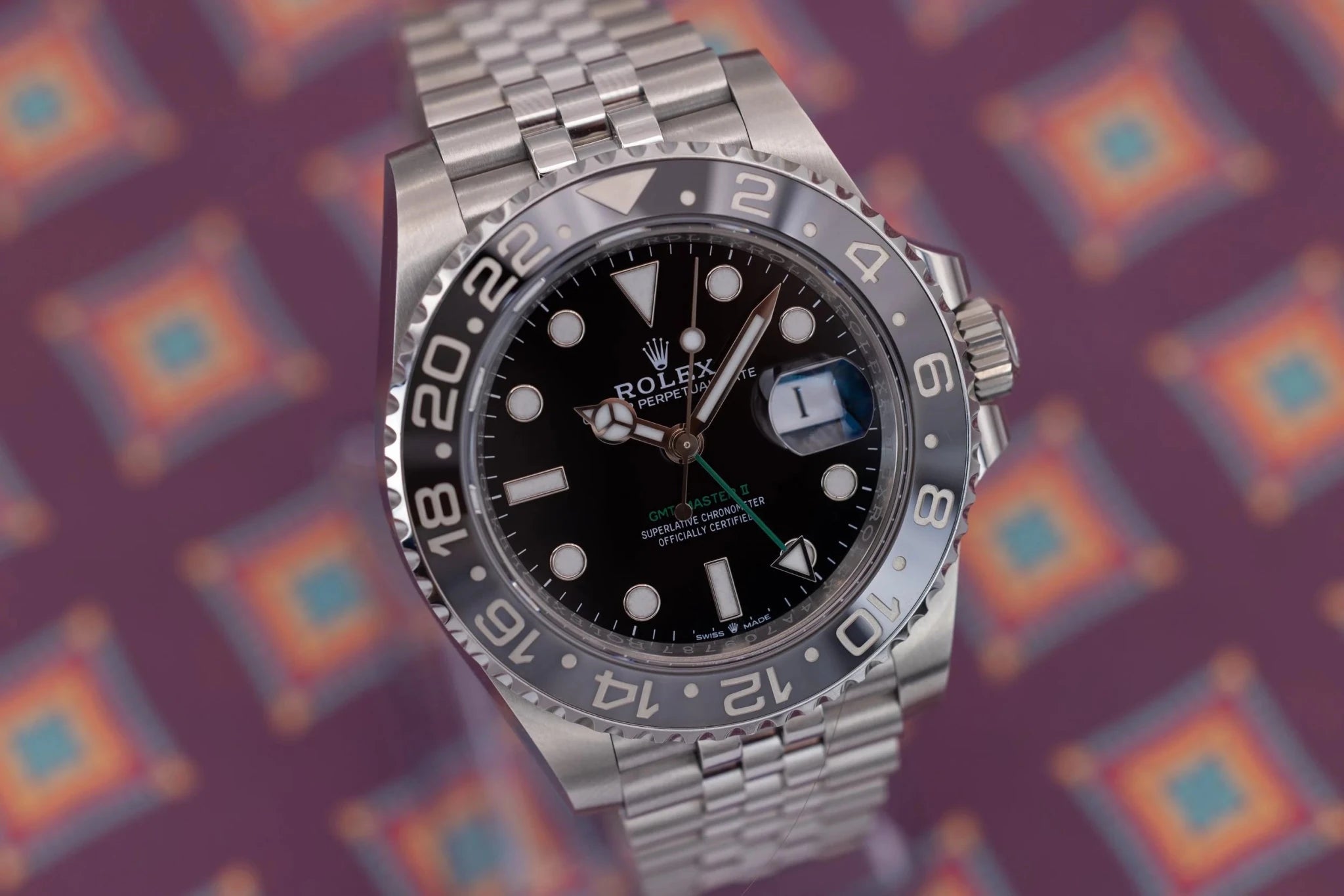 2025 Rolex GMT Master II Ref. 126710GRNR | Bruce Wayne | Box and Papers - Sierra Time Co