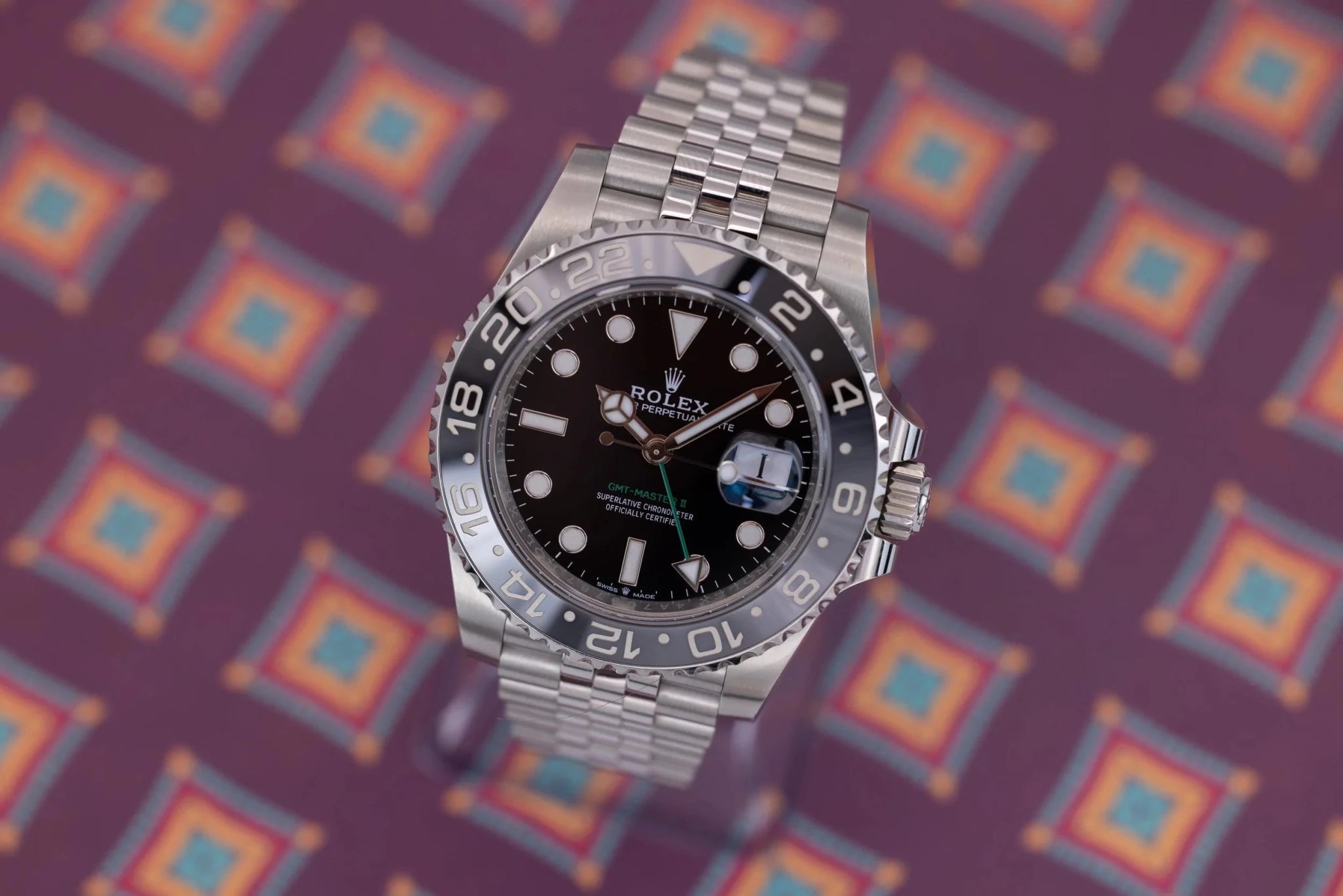 2025 Rolex GMT Master II Ref. 126710GRNR | Bruce Wayne | Box and Papers - Sierra Time Co