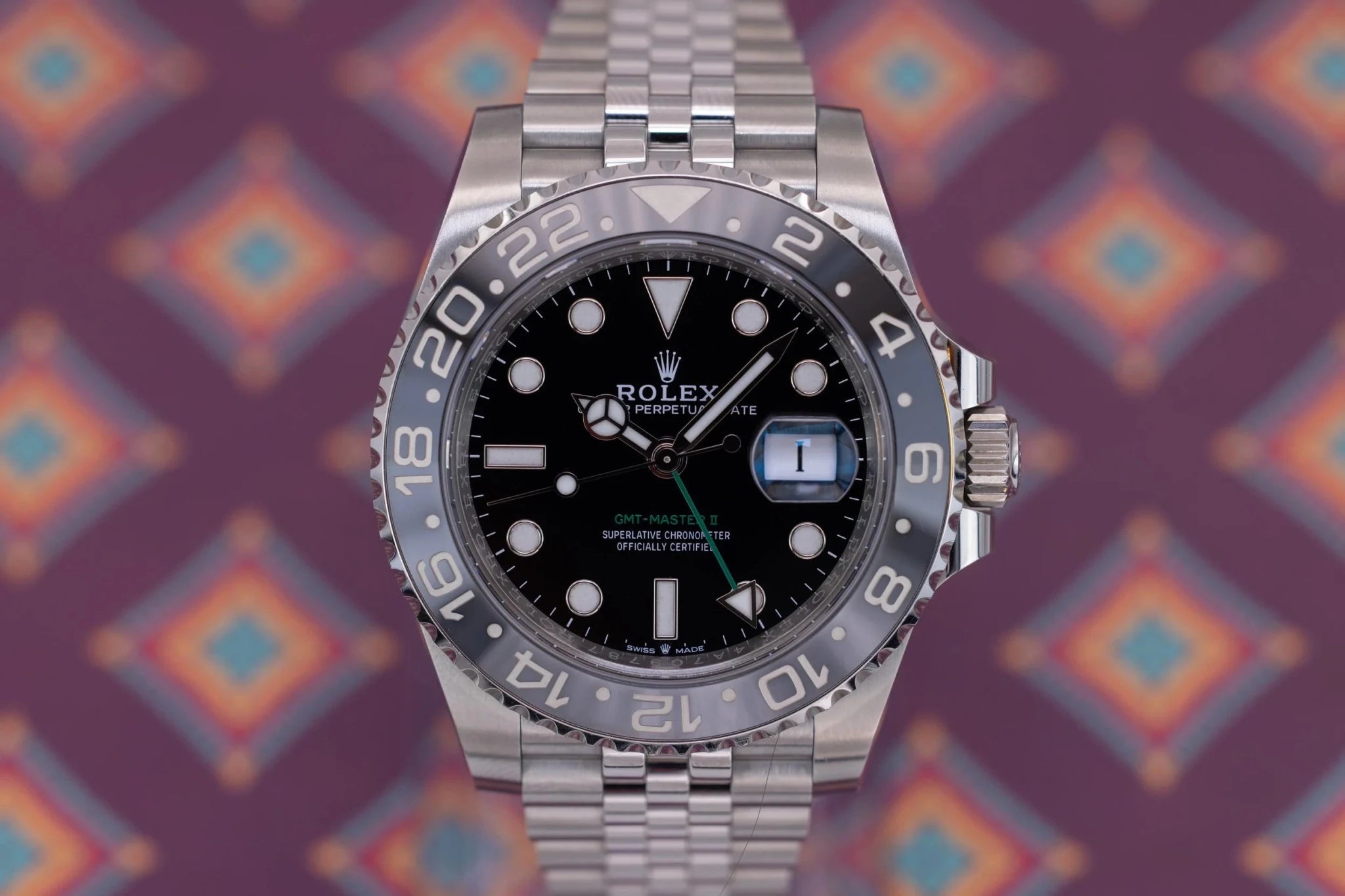 2025 Rolex GMT Master II Ref. 126710GRNR | Bruce Wayne | Box and Papers - Sierra Time Co
