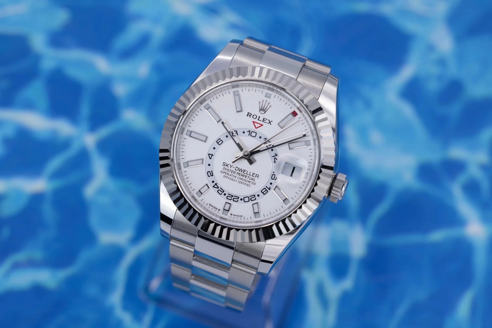 2025 Rolex Sky-Dweller Ref. 336934 | White Dial | Oyster Bracelet | Box and Papers - Sierra Time Co