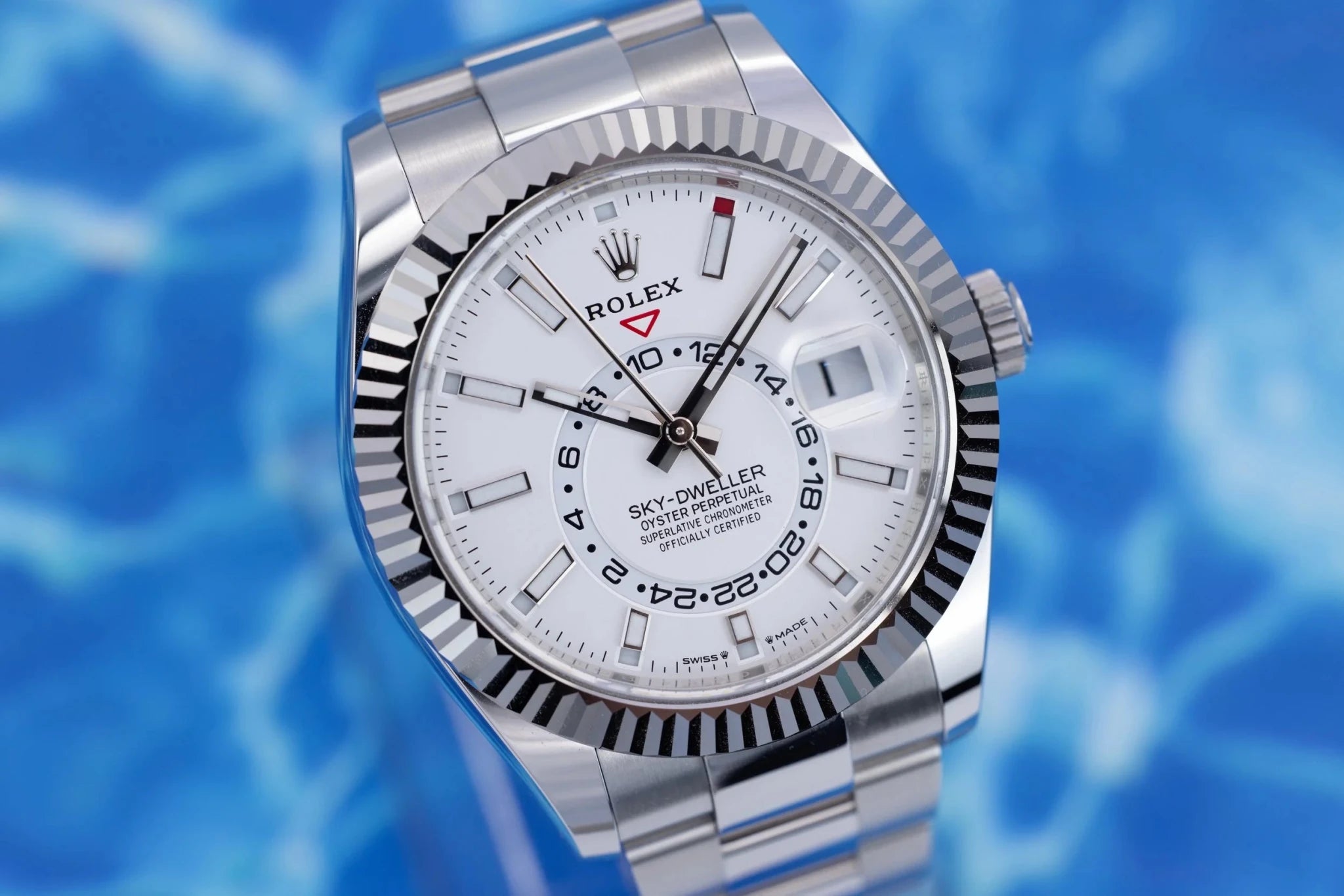 2025 Rolex Sky-Dweller Ref. 336934 | White Dial | Oyster Bracelet | Box and Papers - Sierra Time Co