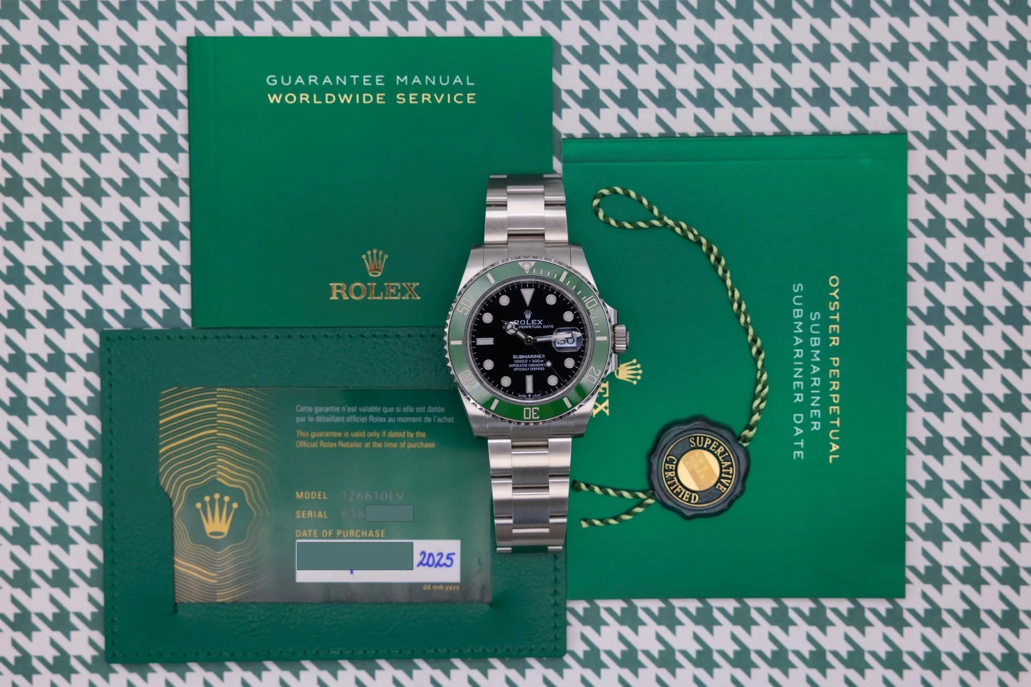 2025 Rolex Submariner Date Ref. 126610LV | Starbucks | Papers - Sierra Time Co