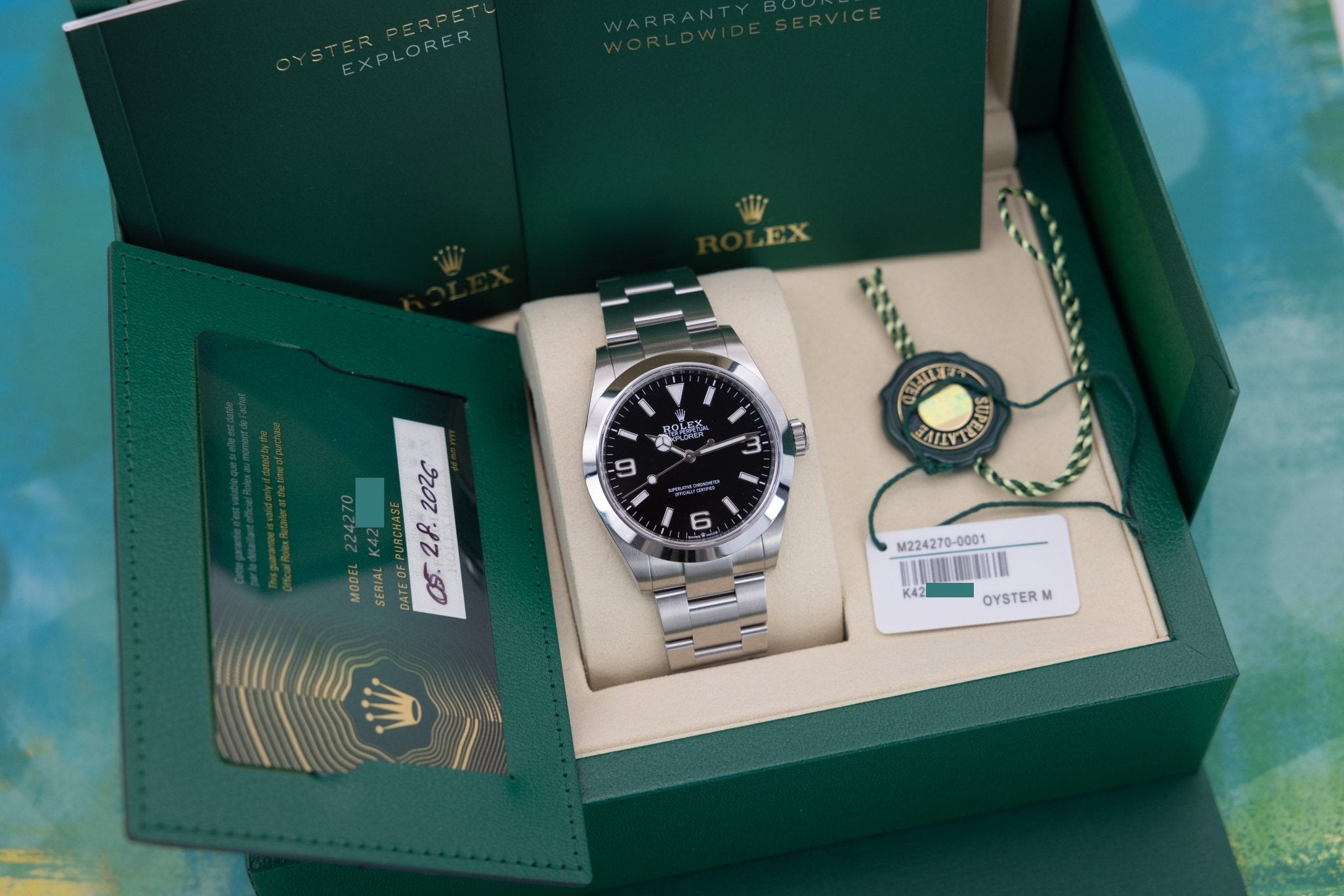 2026 Rolex Explorer I Ref. 224270 | Box and Papers - Sierra Time Co