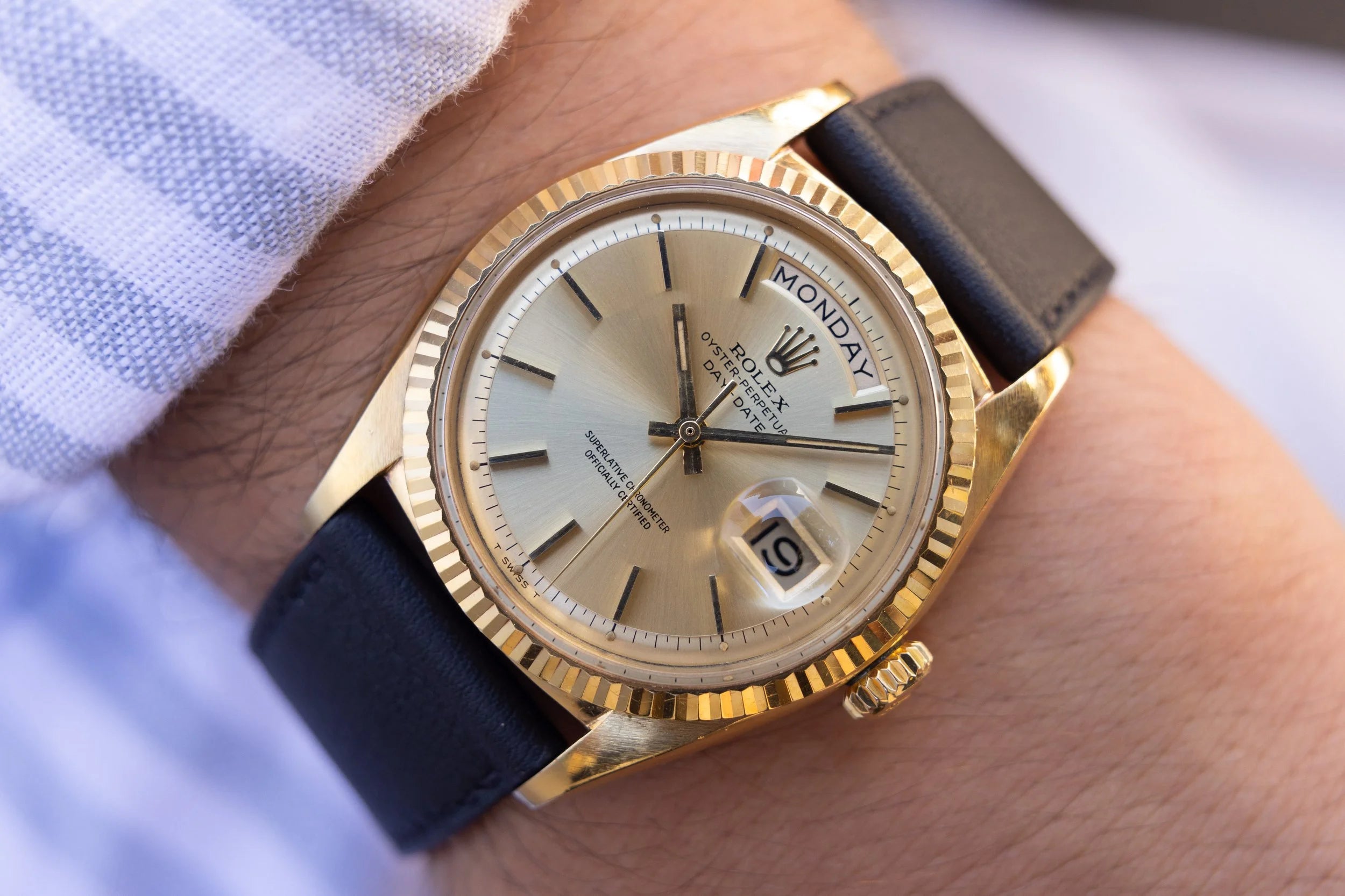 1967 Rolex Day-Date Ref. 1803 | Champagne Dial - Sierra Time Co.