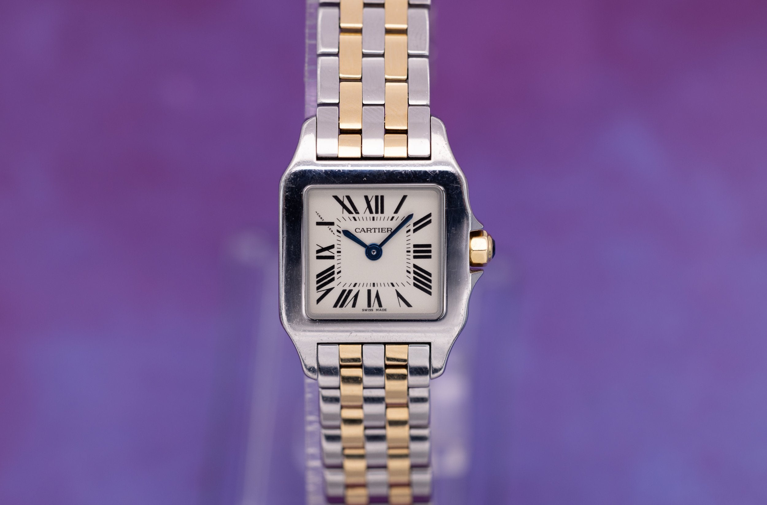 Cartier Santos Demoiselle Ref. W25067Z6 | Yellow Gold and Stainless Steel | Quartz