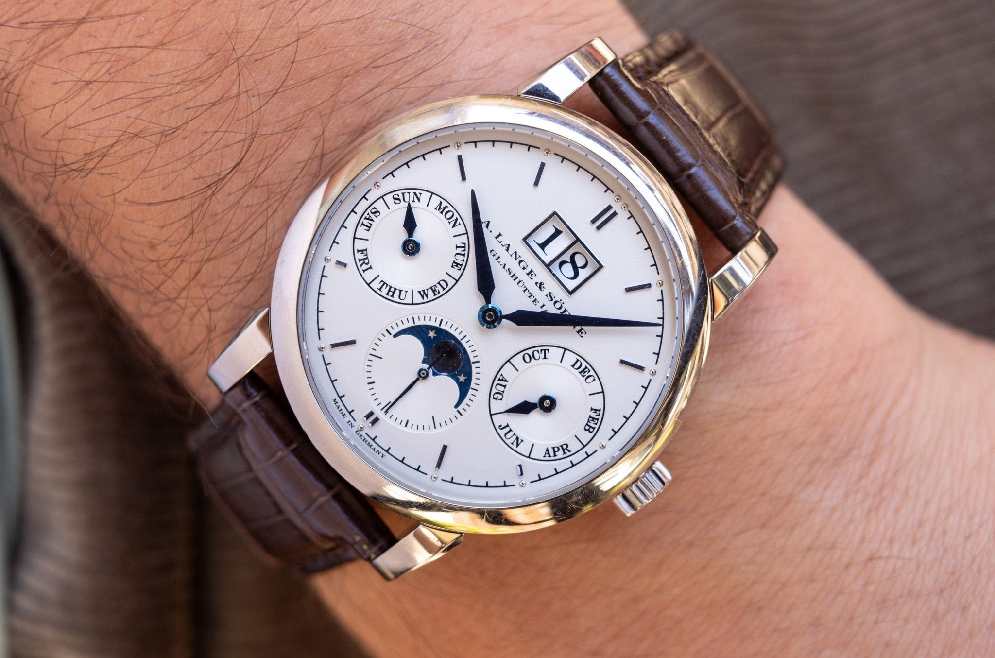 A Lange & Söhne Ref. 330.026E | Annual Calendar | 18K WG - Sierra Time Co