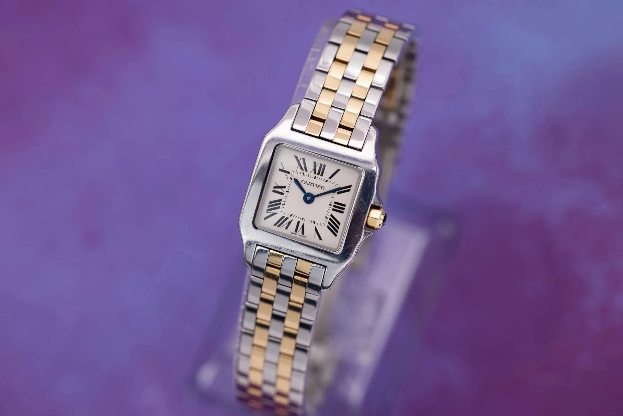Cartier Santos Demoiselle Ref. W25067Z6 | Yellow Gold and Stainless Steel | Quartz - Sierra Time Co