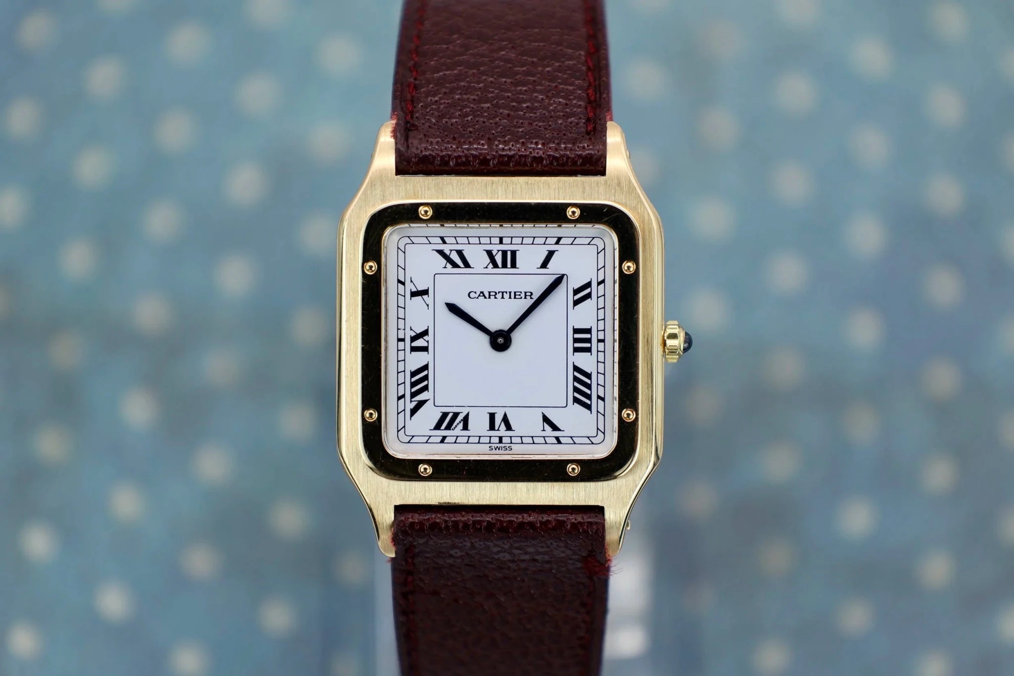 Cartier Santos Dumont 18K Yellow Gold | Service Papers - Sierra Time Co
