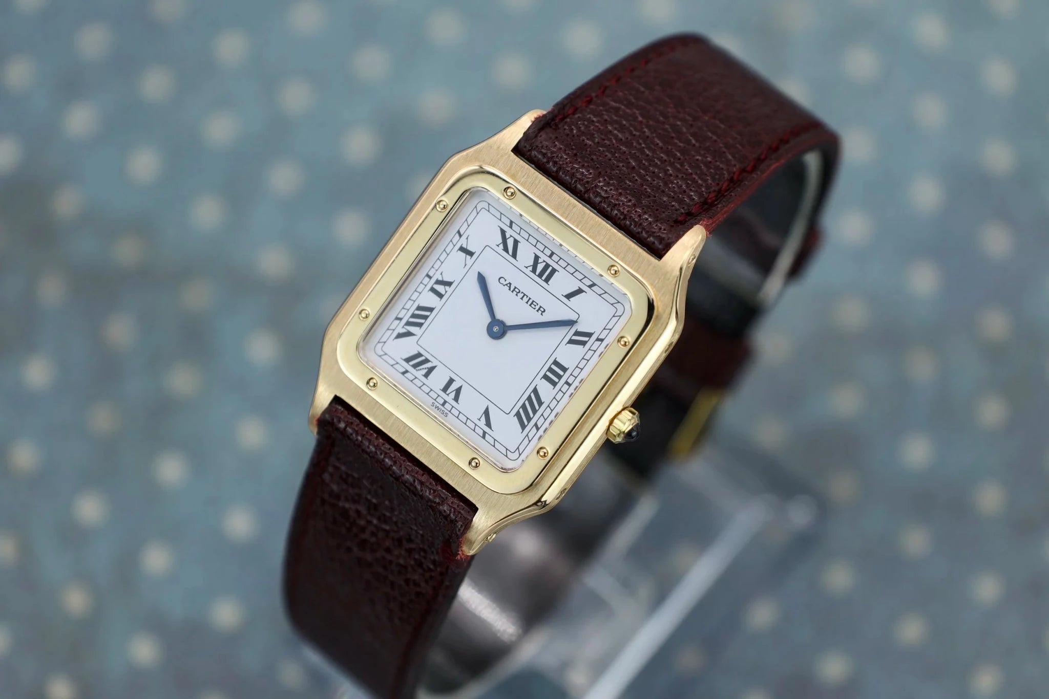Cartier Santos Dumont 18K Yellow Gold | Service Papers - Sierra Time Co